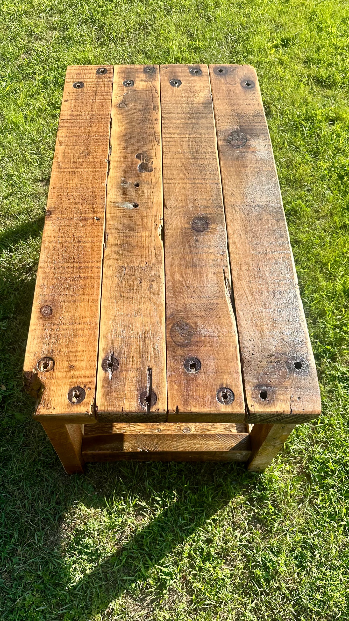 2x4’ Rustic Wood Farmhouse Style Coffee Table