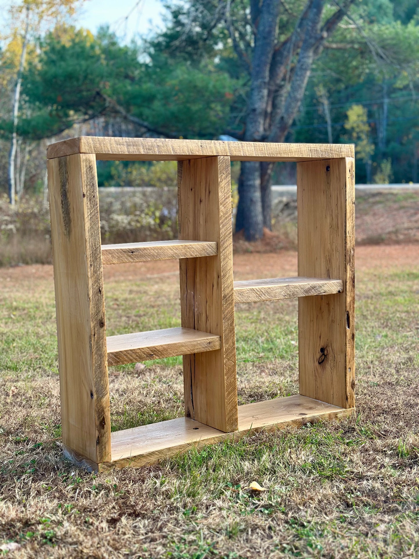 3 x 3’ Rustic Reclaimed Ash Wood Shelf