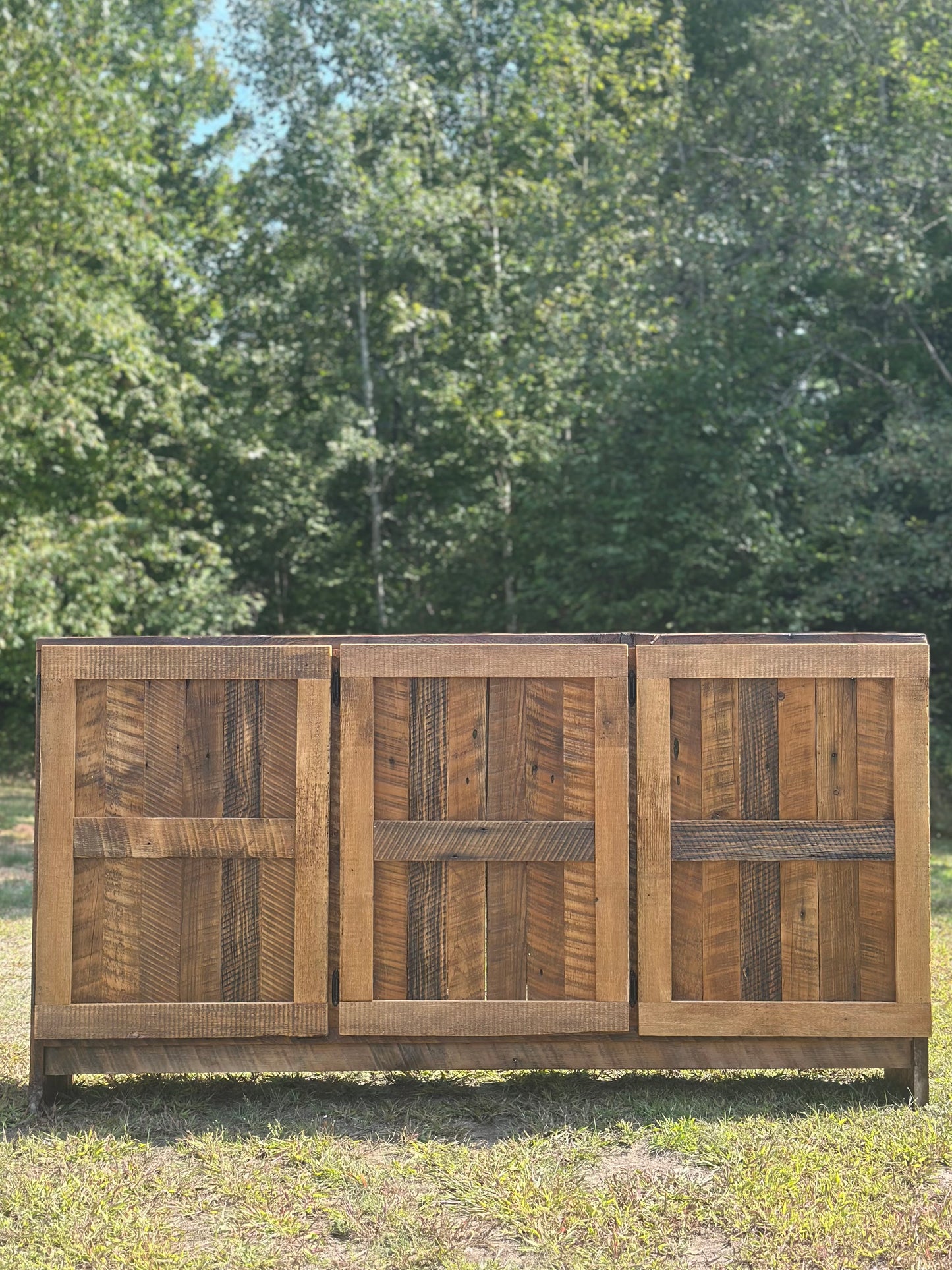 6’ L Rustic Reclaimed Wood Cabinet