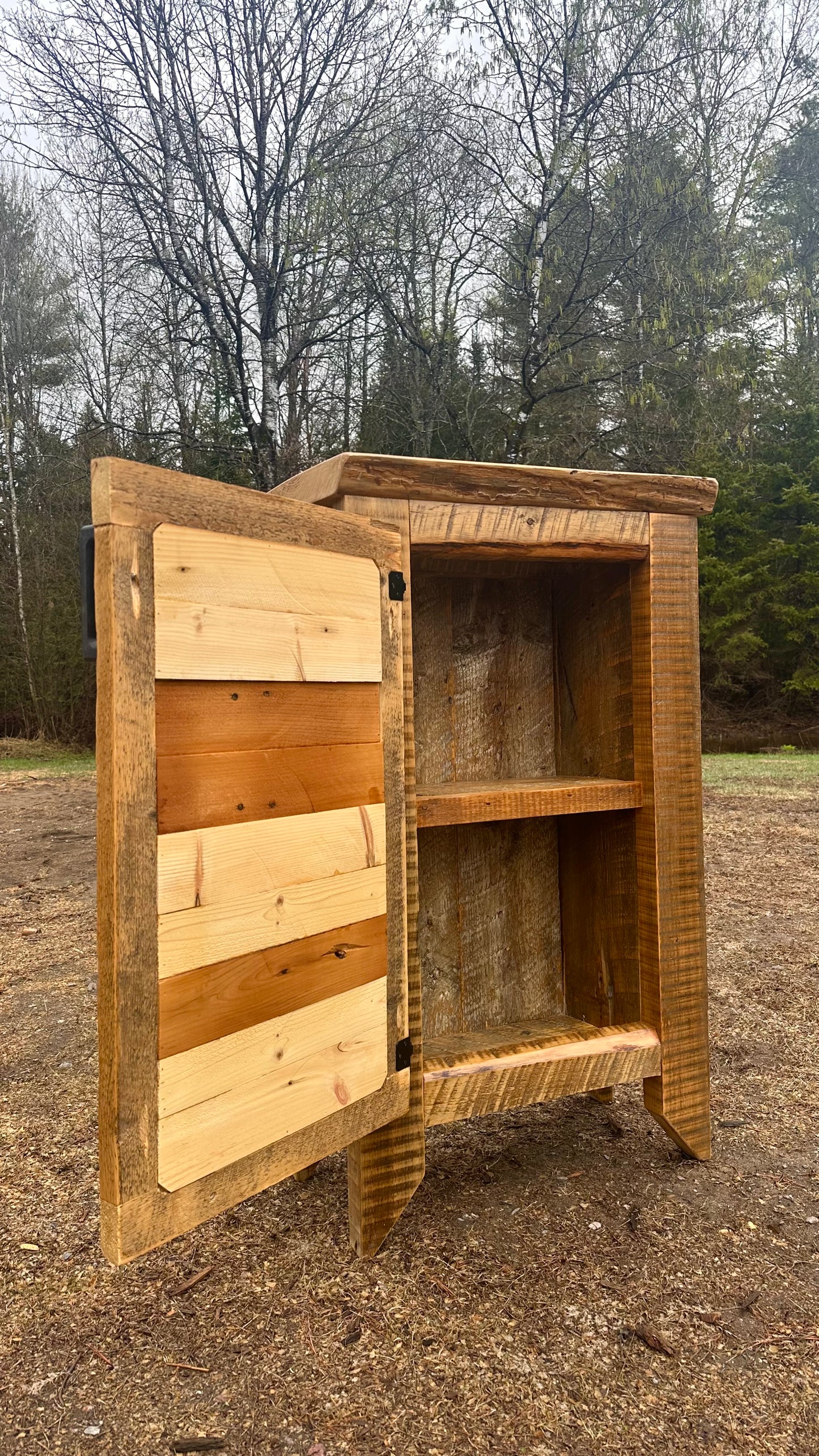2' L Rustic Reclaimed Wood Cabinet