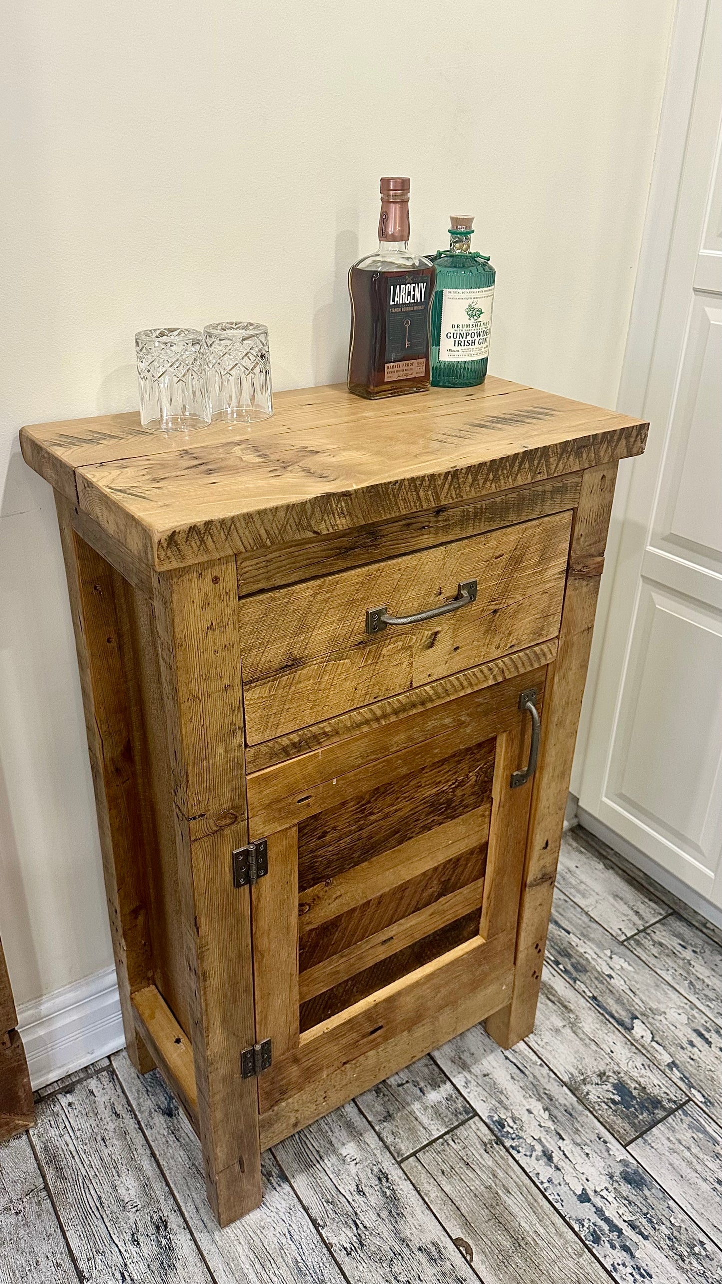 2' L Rustic Reclaimed Wood Cabinet