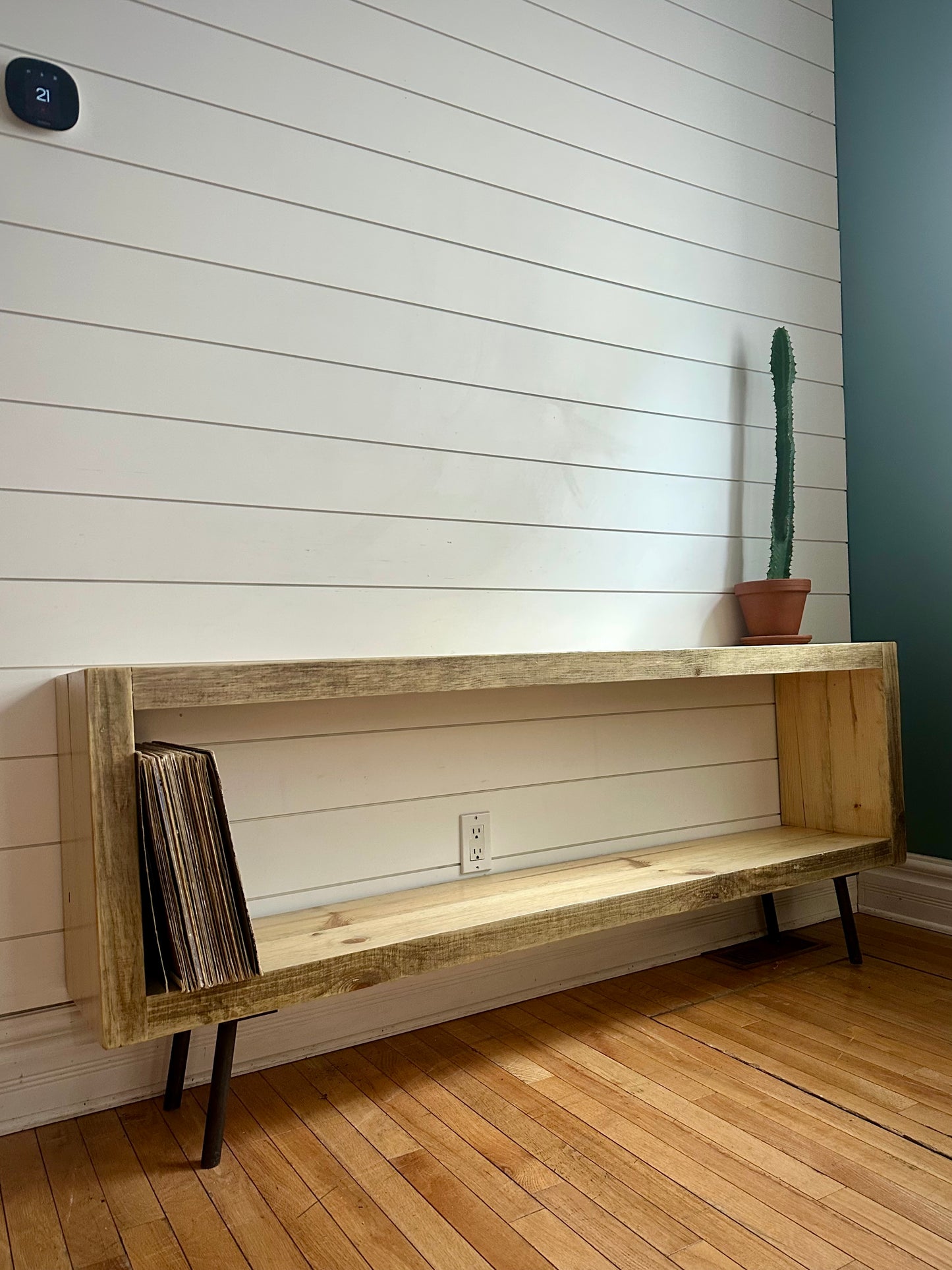 6’ Rustic Wood Minimalist Console Table