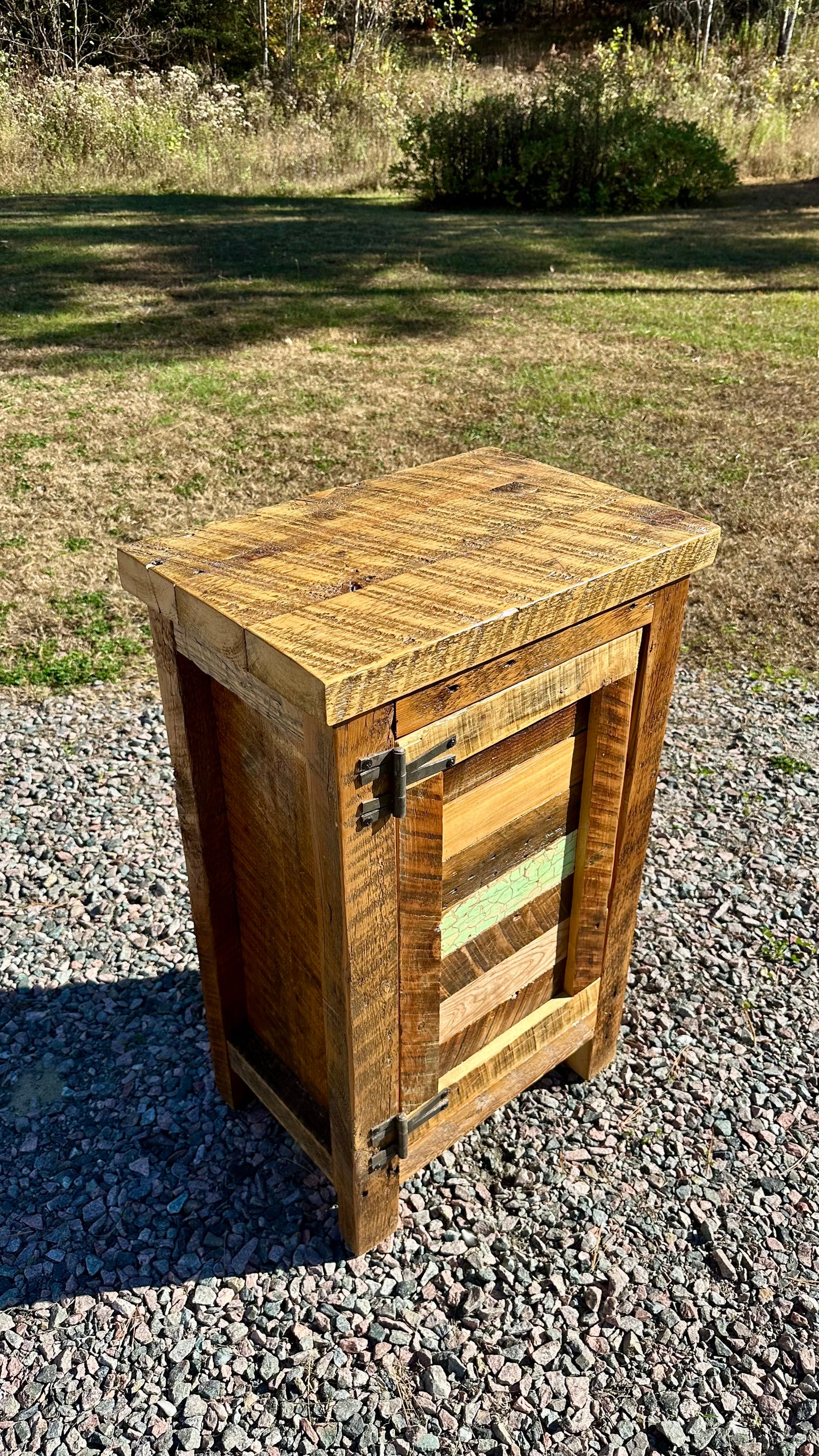 22” L Rustic Reclaimed Wood Cabinet