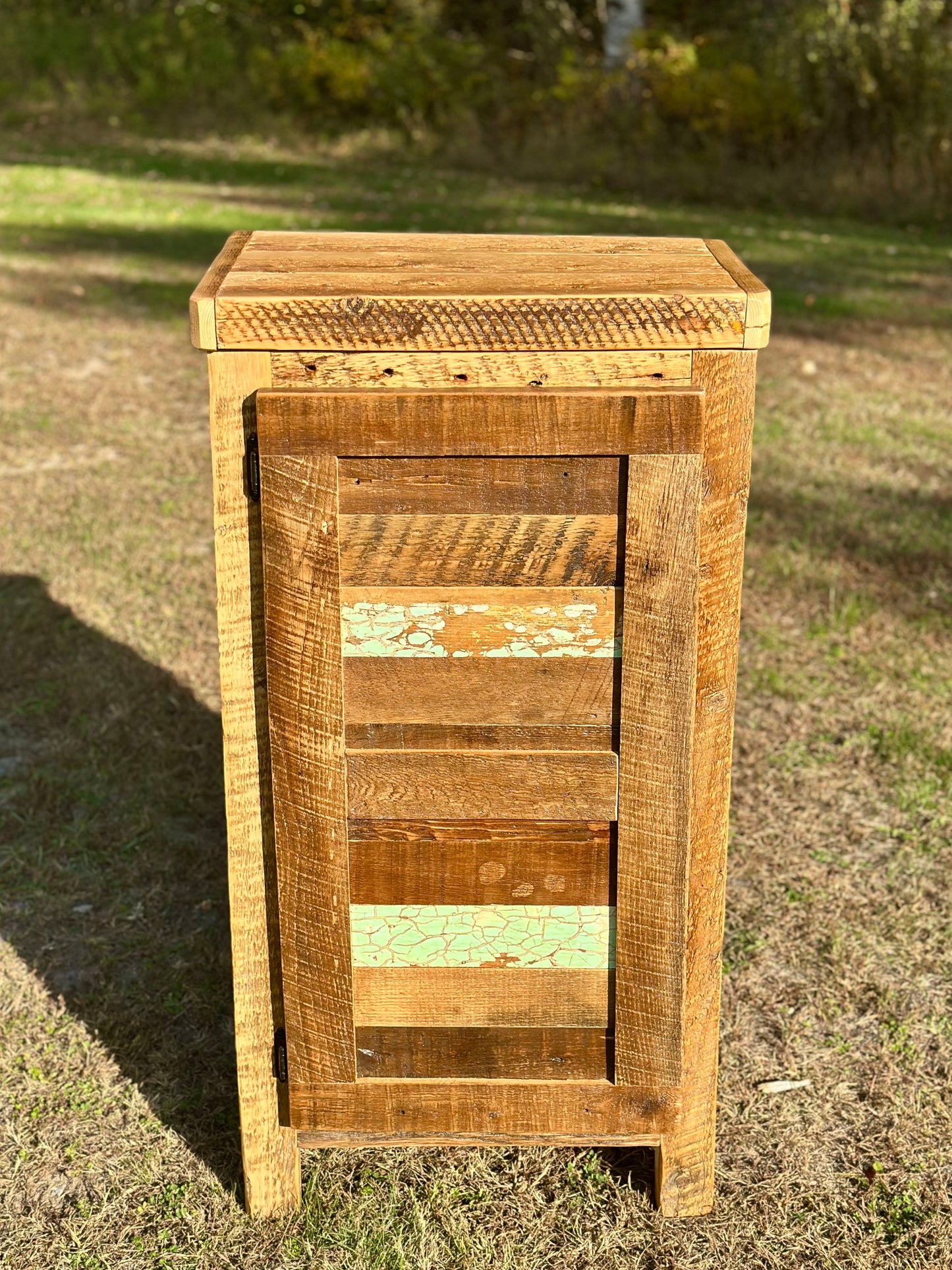 Rustic Reclaimed Wood Compact Cabinet