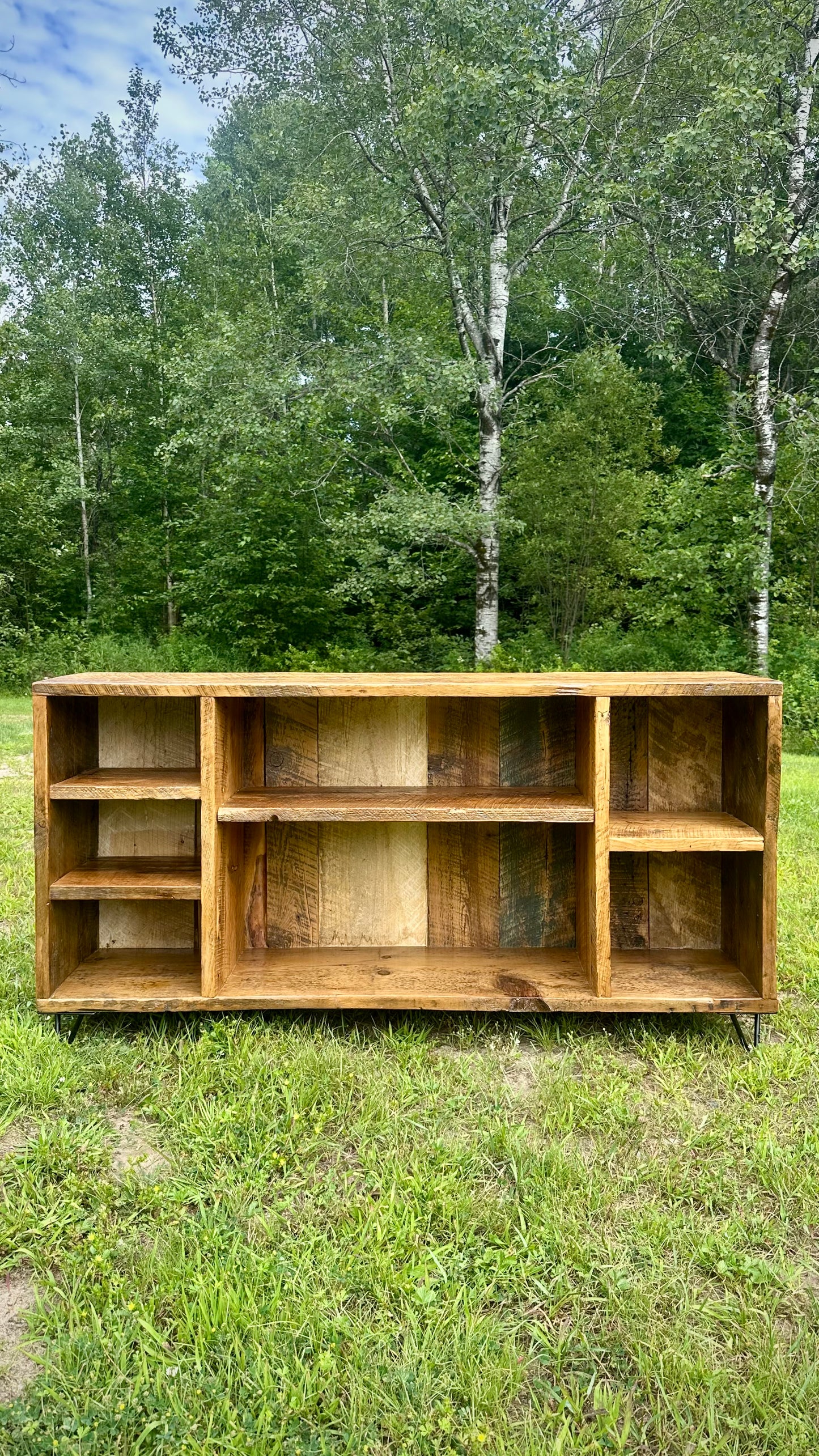4 1/2’ L Rustic Reclaimed Wood Media / TV Stand