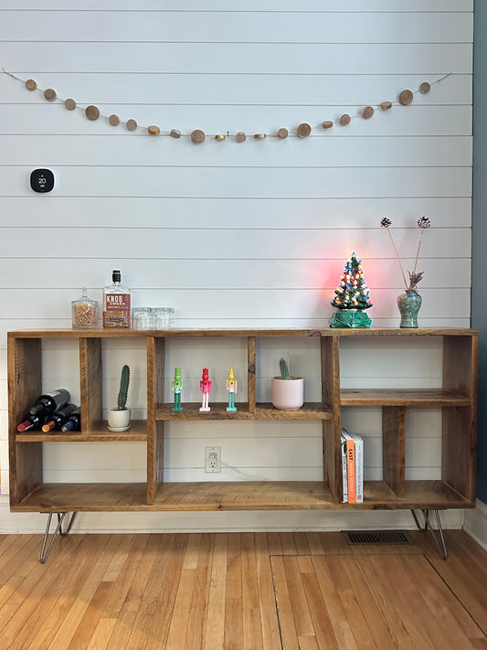 6’ Rustic Reclaimed Minimalist Console Table