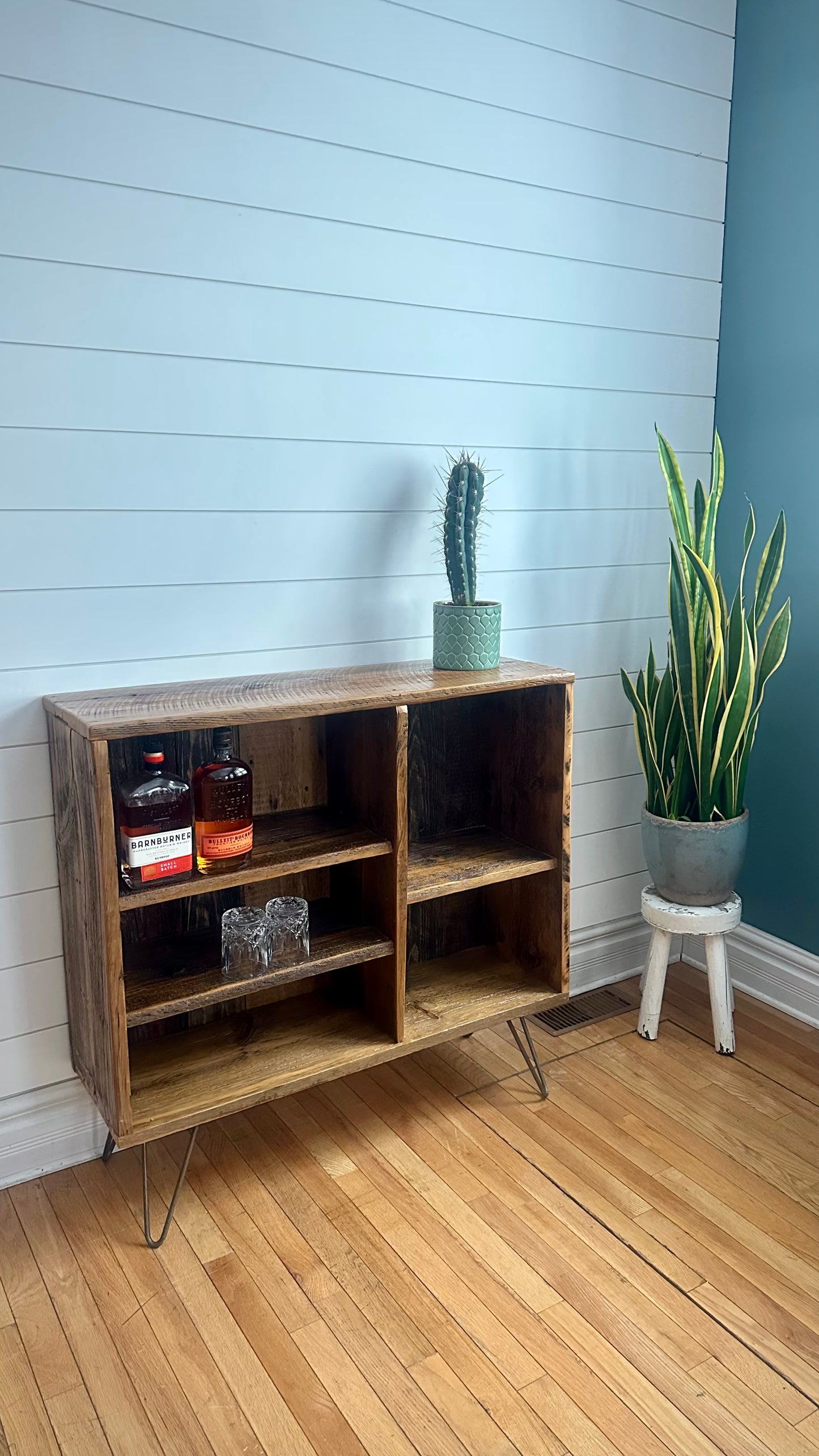 3’ L Rustic Wood Table / Shelf