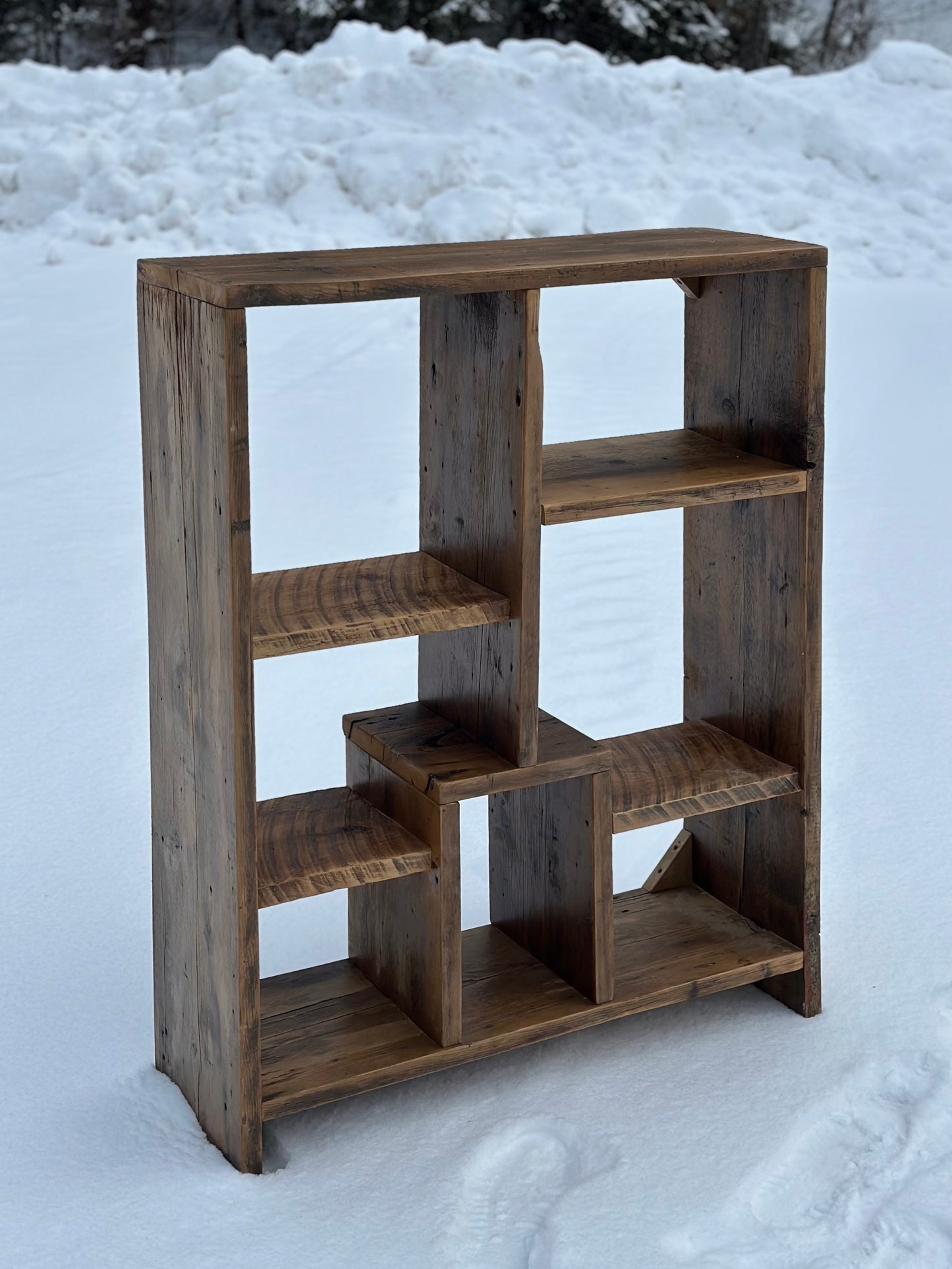 Rustic Reclaimed Wood Bookcase