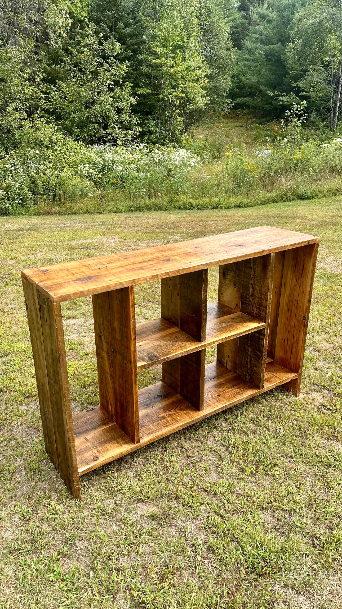 4.5’ L Rustic Reclaimed Wood Console / Hallway Table