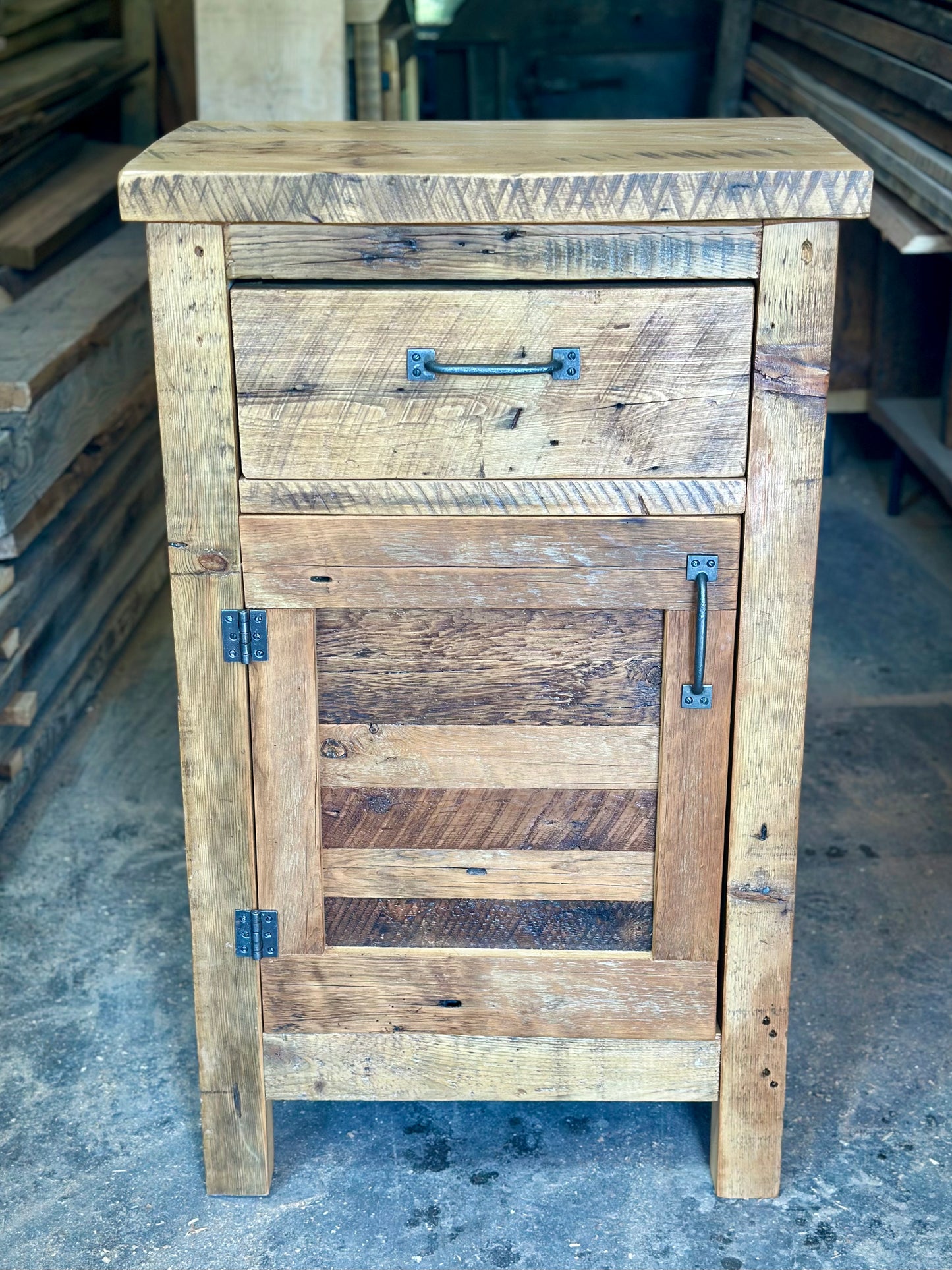 2' L Rustic Reclaimed Wood Cabinet