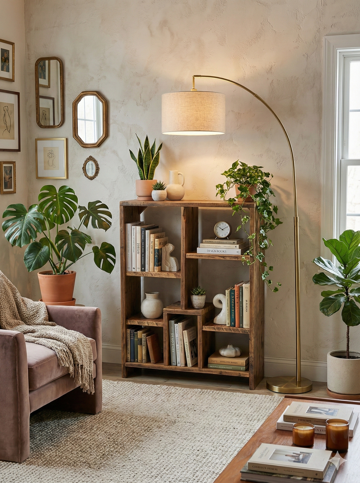 Rustic Reclaimed Wood Bookcase