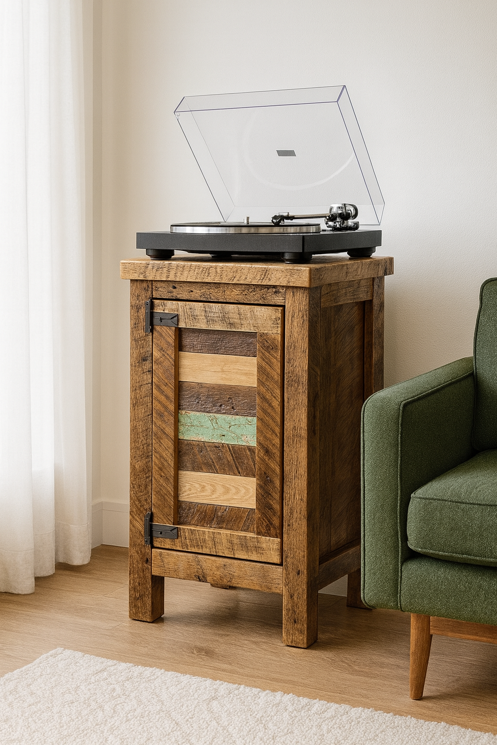 22” L Rustic Reclaimed Wood Cabinet