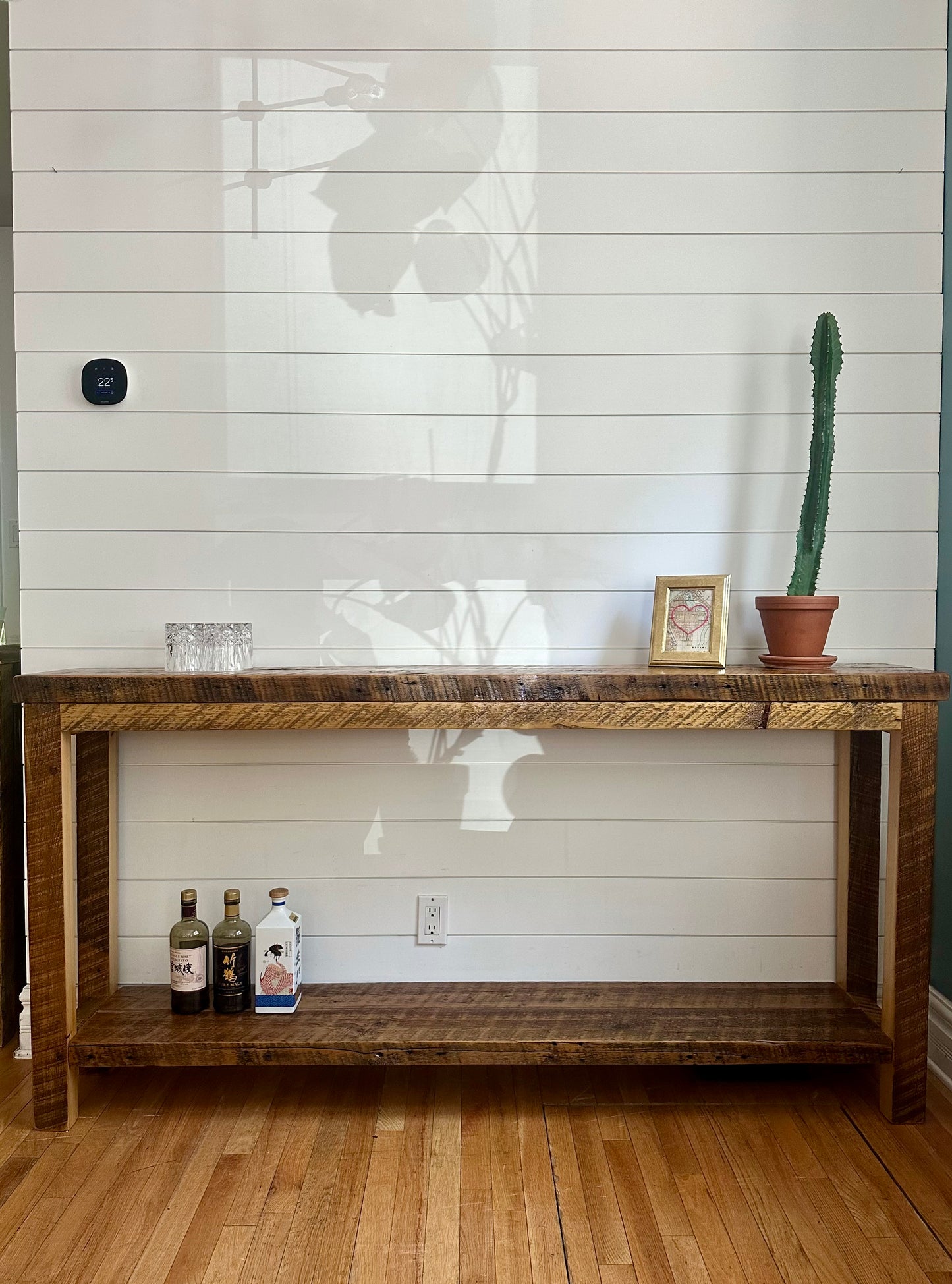 6’ L Rustic Reclaimed Wood Console Table