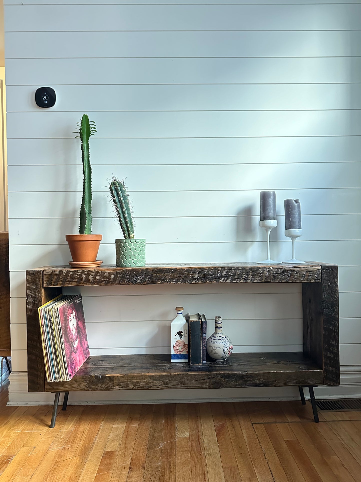 4 1/2’ Rustic Wood Console Table / Media Stand