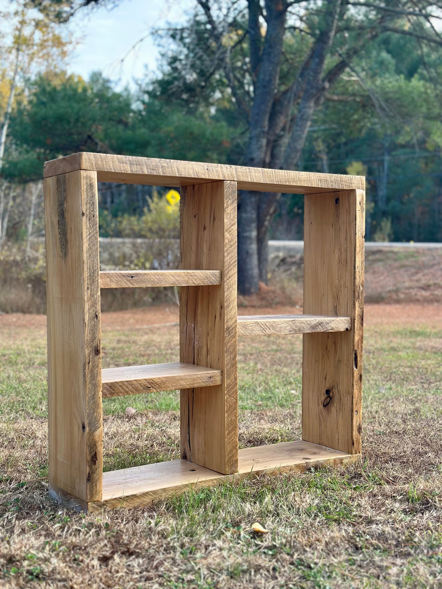 3 x 3’ Rustic Reclaimed Ash Wood Shelf