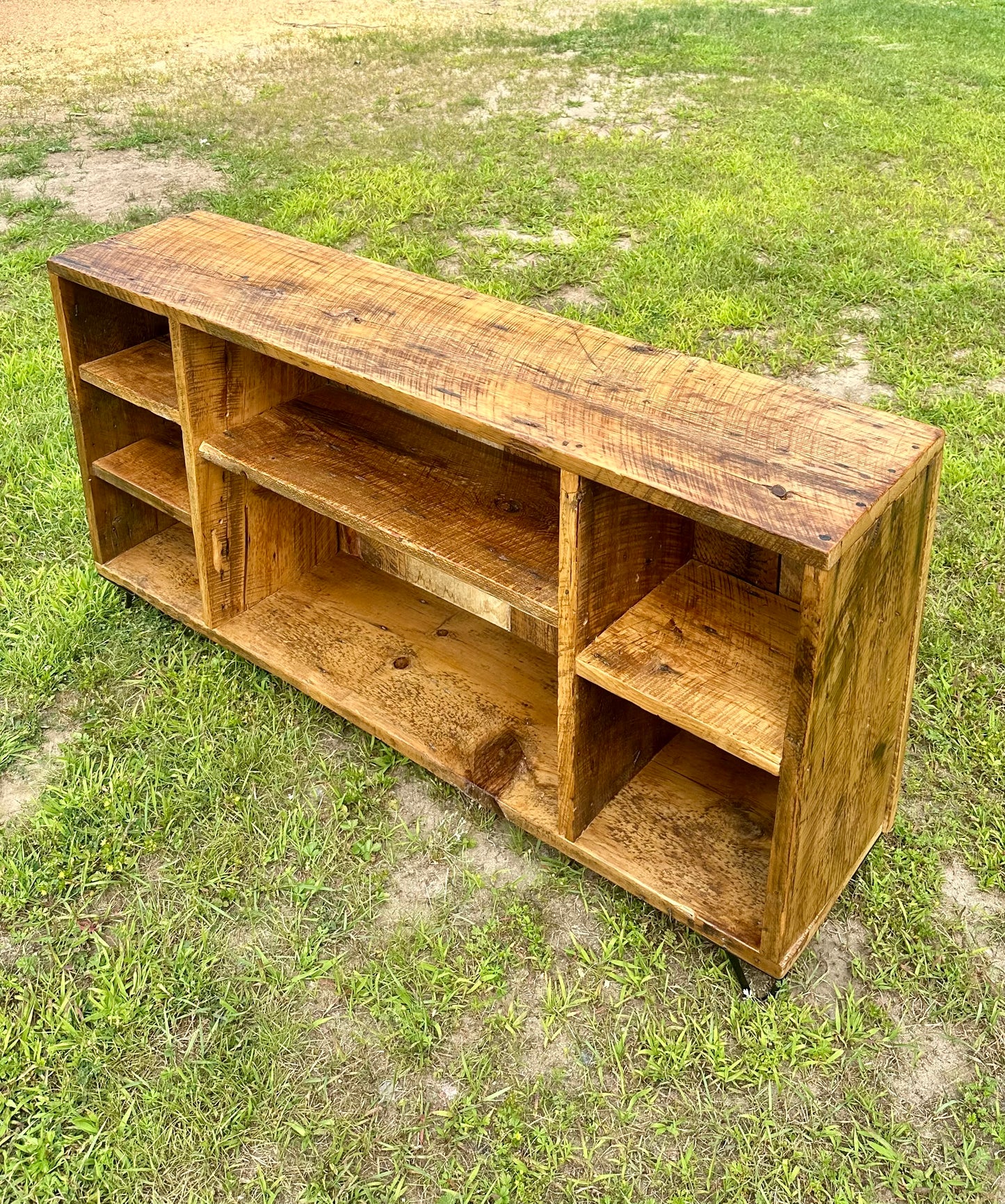 4 1/2’ L Rustic Reclaimed Wood Media / TV Stand