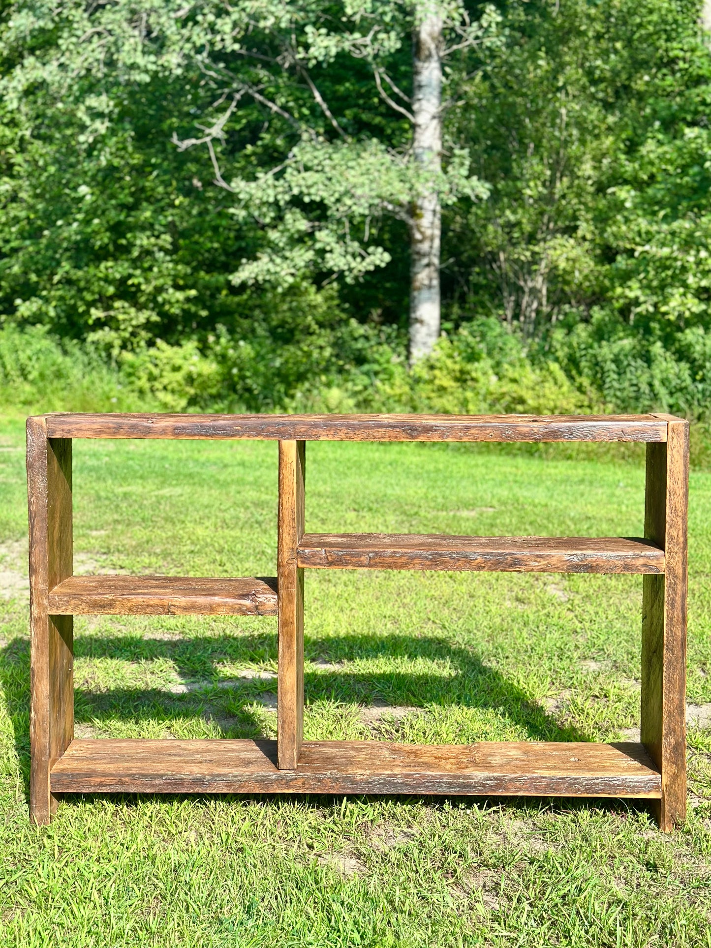 5’ L Rustic Reclaimed Wood Console / Bar Table