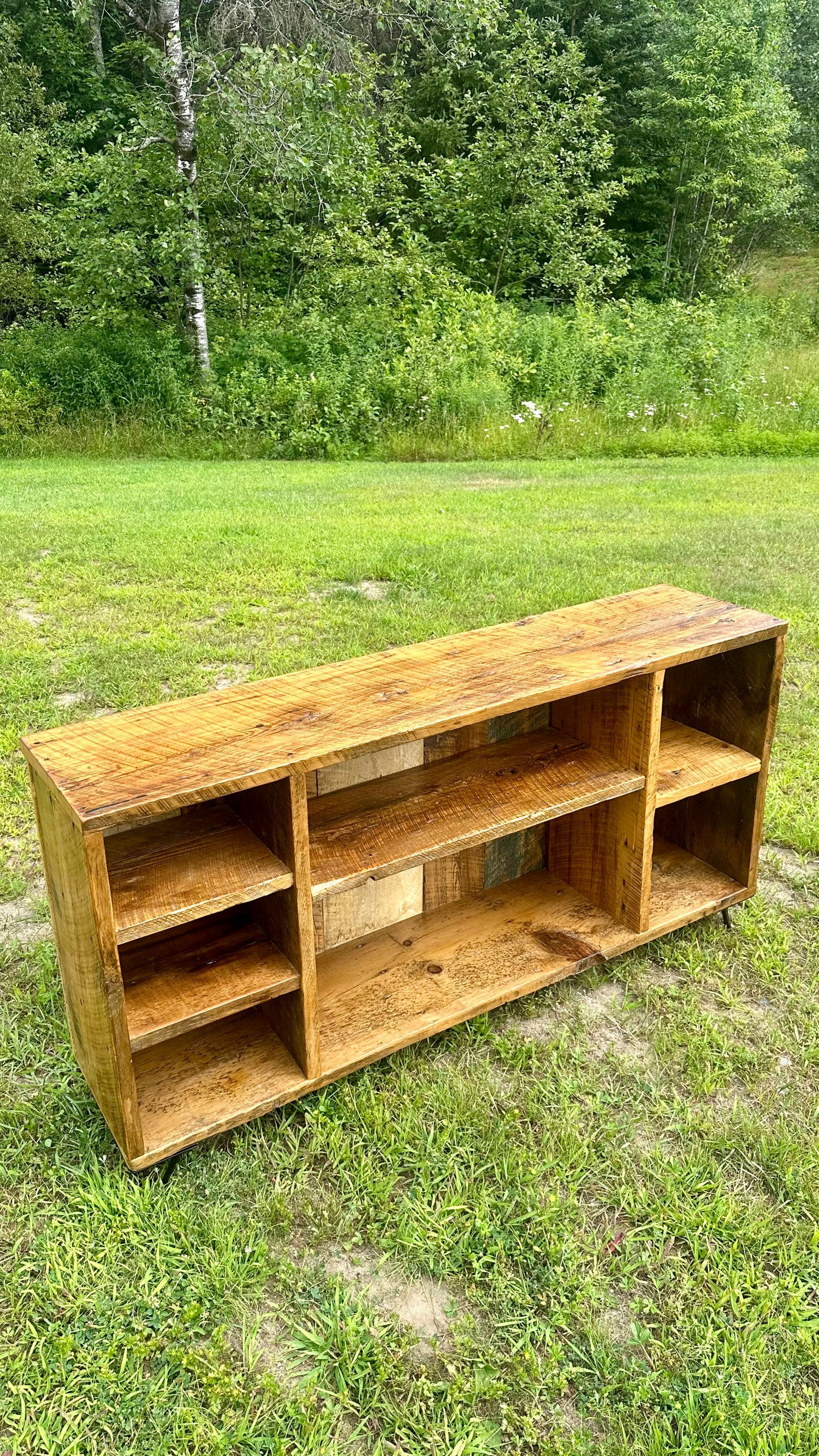 4 1/2’ L Rustic Reclaimed Wood Media / TV Stand