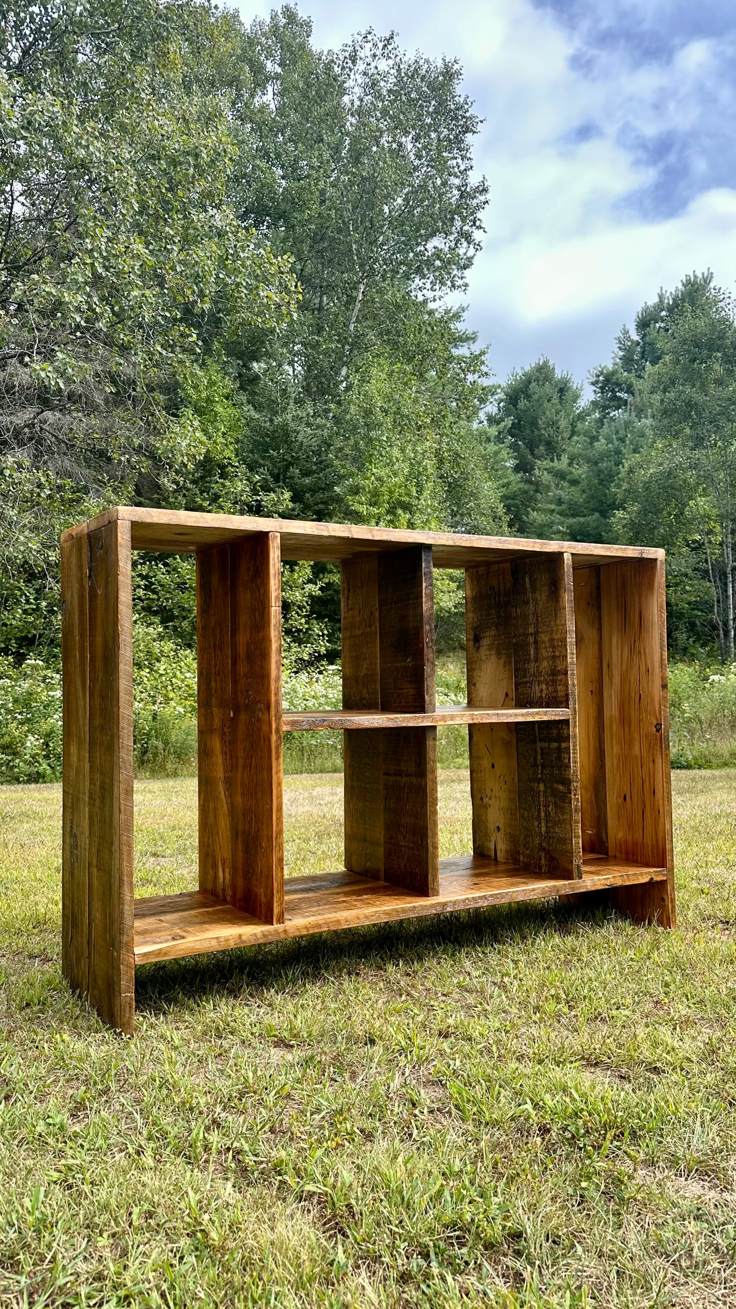 4.5’ L Rustic Reclaimed Wood Console / Hallway Table