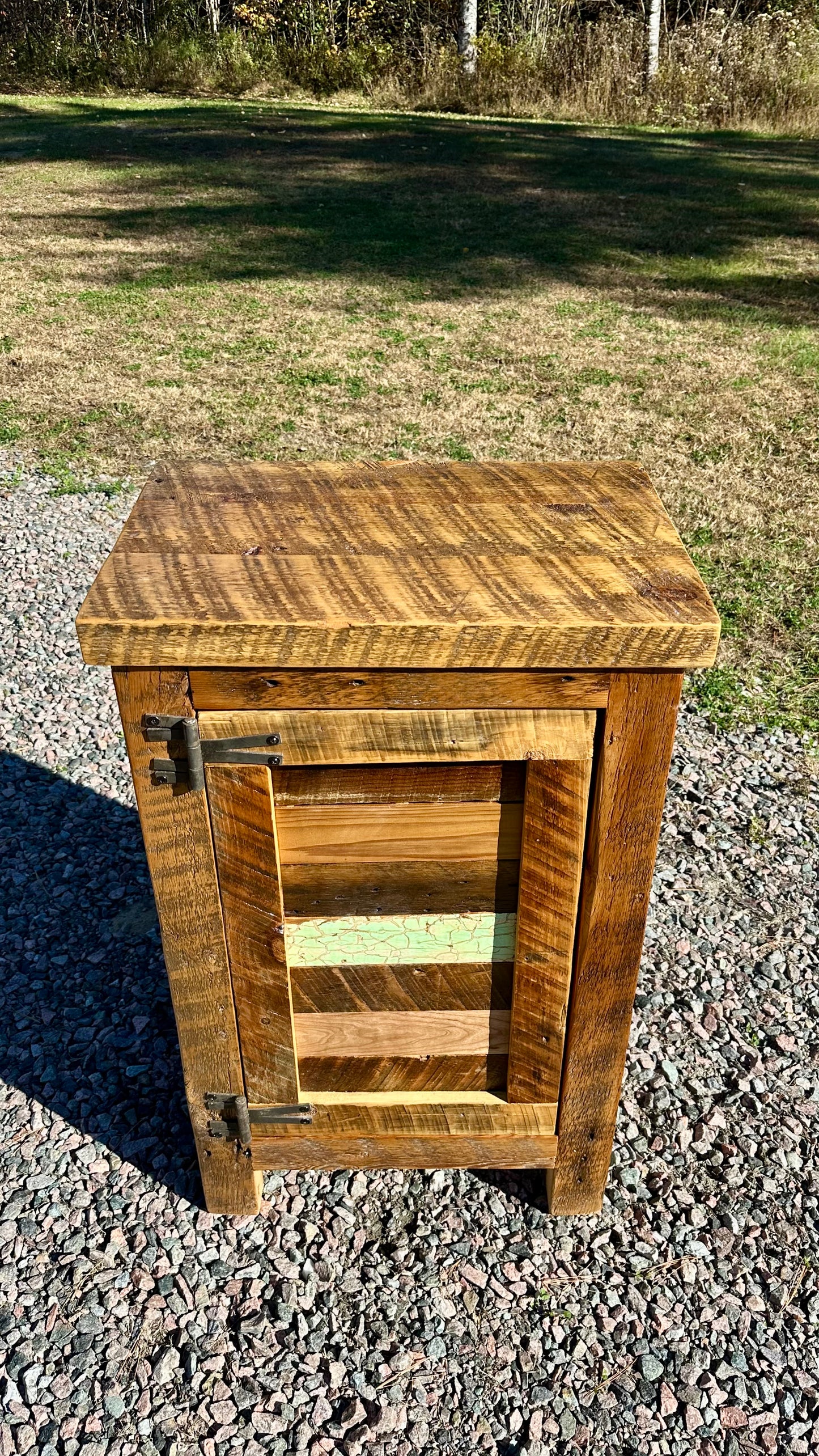 22” L Rustic Reclaimed Wood Cabinet