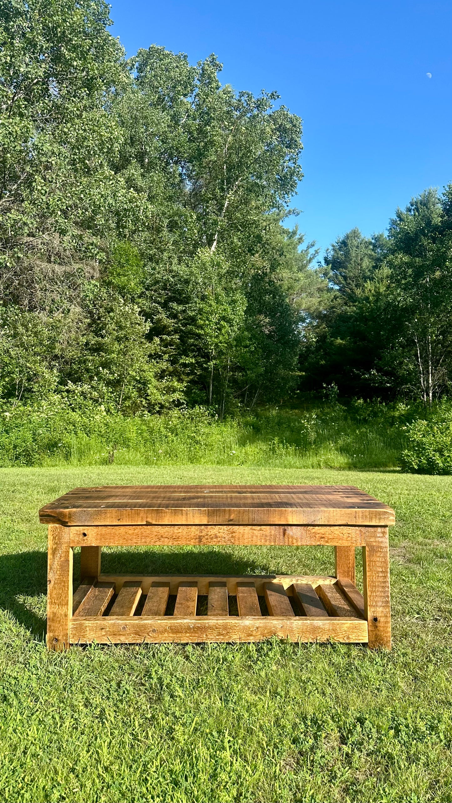 2x4’ Rustic Wood Farmhouse Style Coffee Table