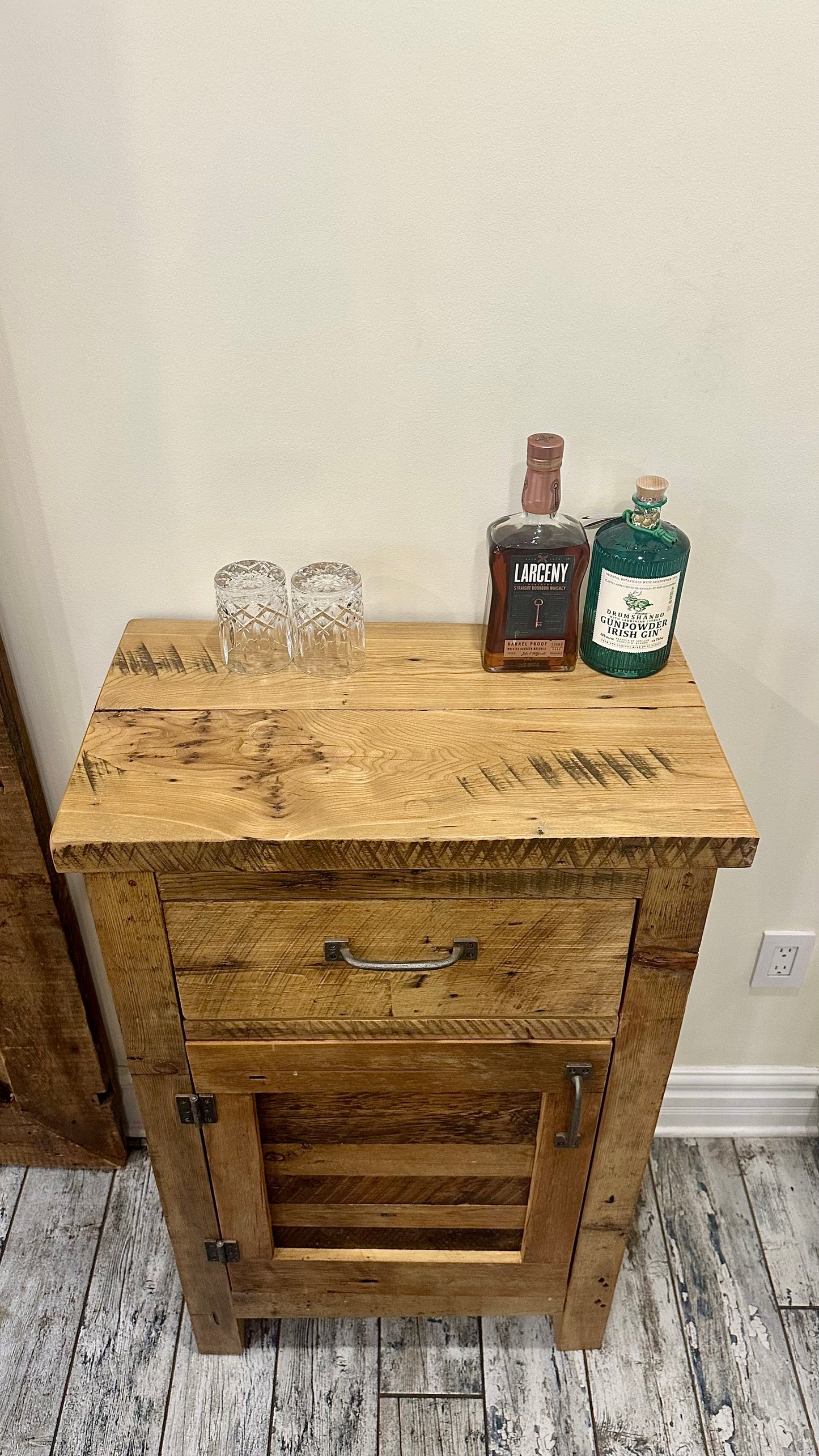 2' L Rustic Reclaimed Wood Cabinet