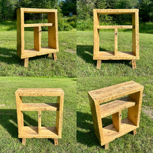 2’ L Rustic Ash Wood Side / Entryway Table