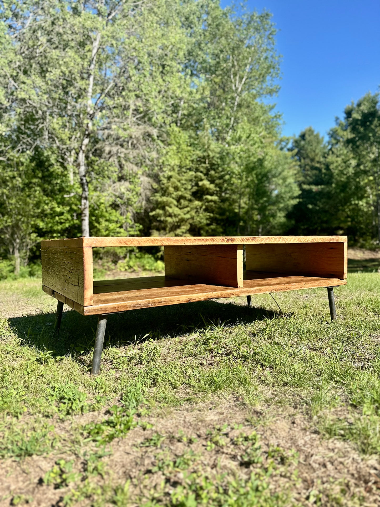 4' L Rustic Reclaimed MCM Style Table