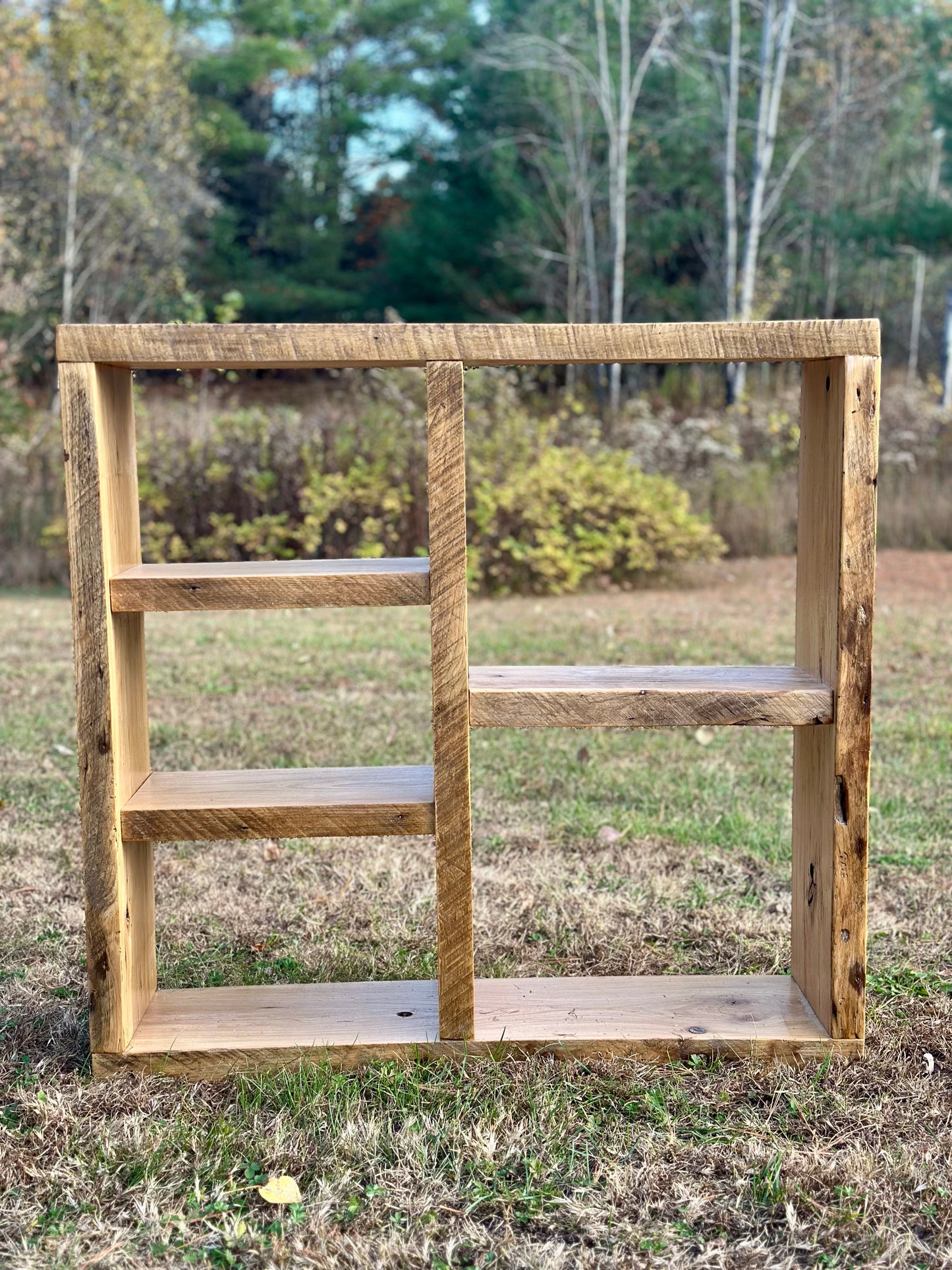 3 x 3’ Rustic Reclaimed Ash Wood Shelf