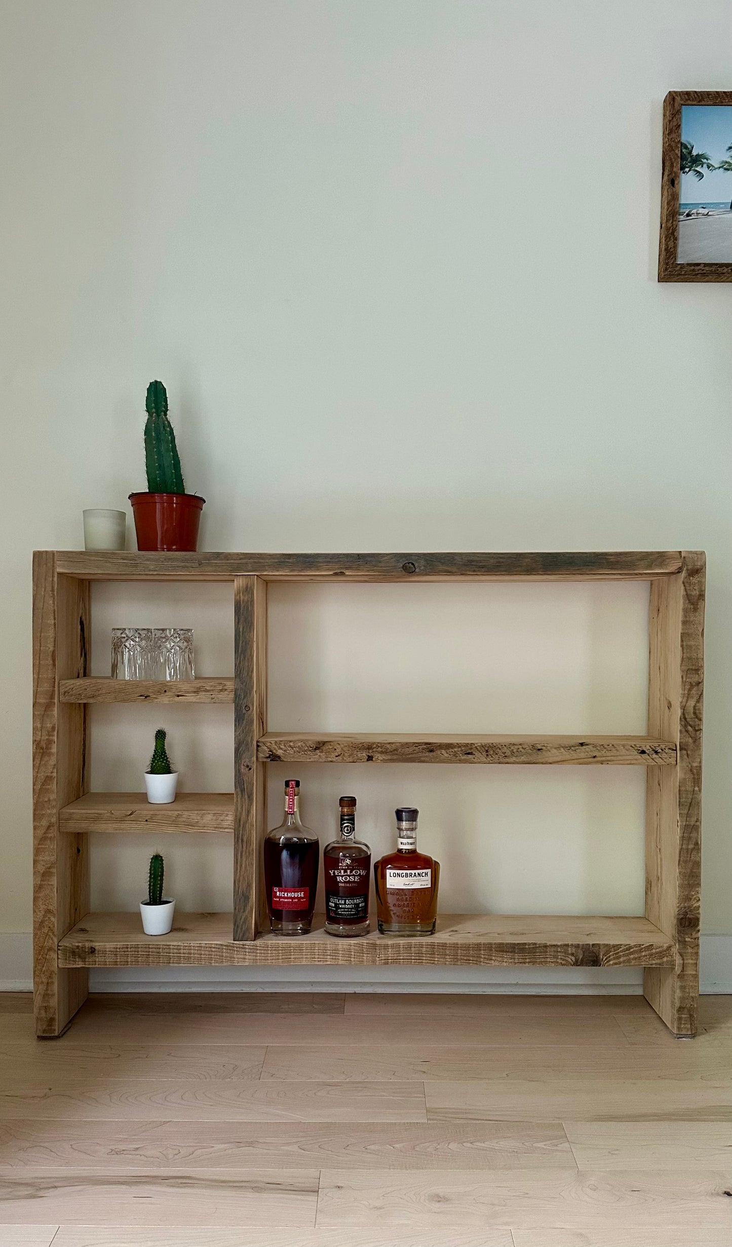 4’ L Rustic Reclaimed Wood Console \ Sofa Table