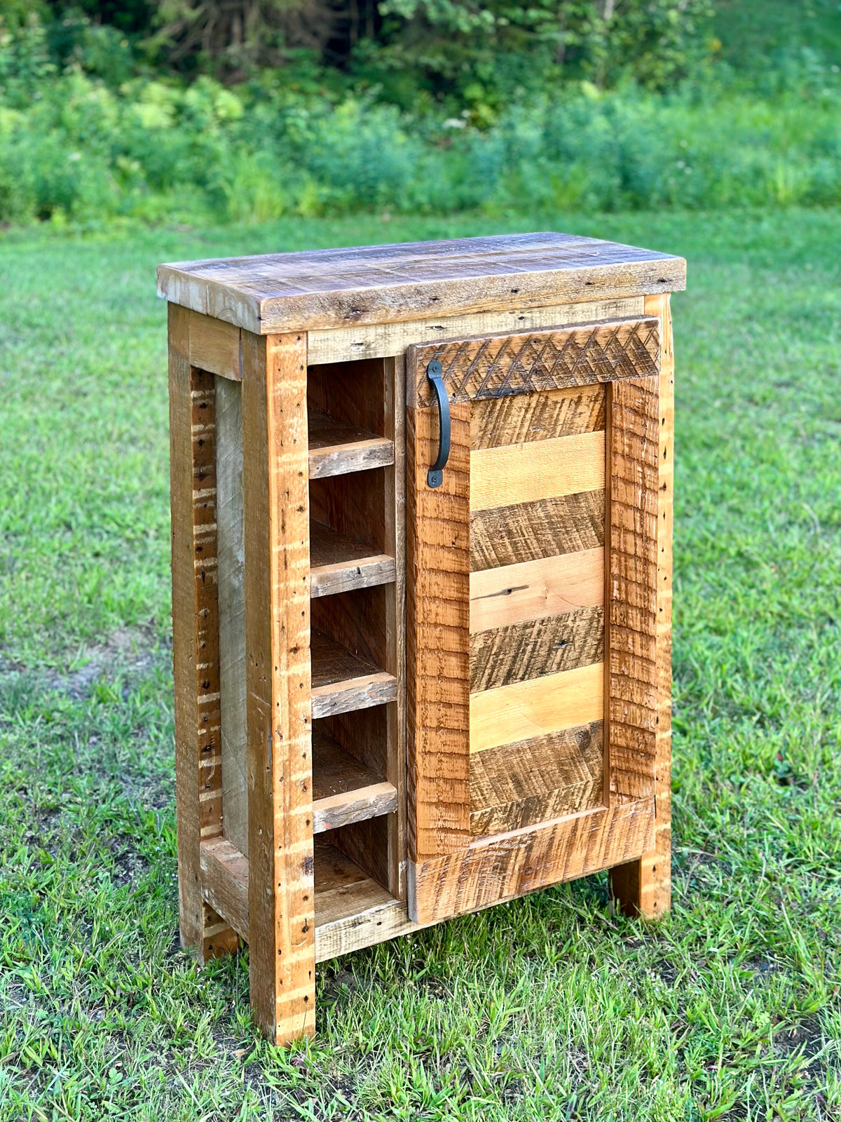 Rustic Reclaimed Wood Cabinet
