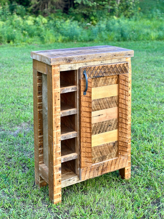 Rustic Reclaimed Wood Cabinet