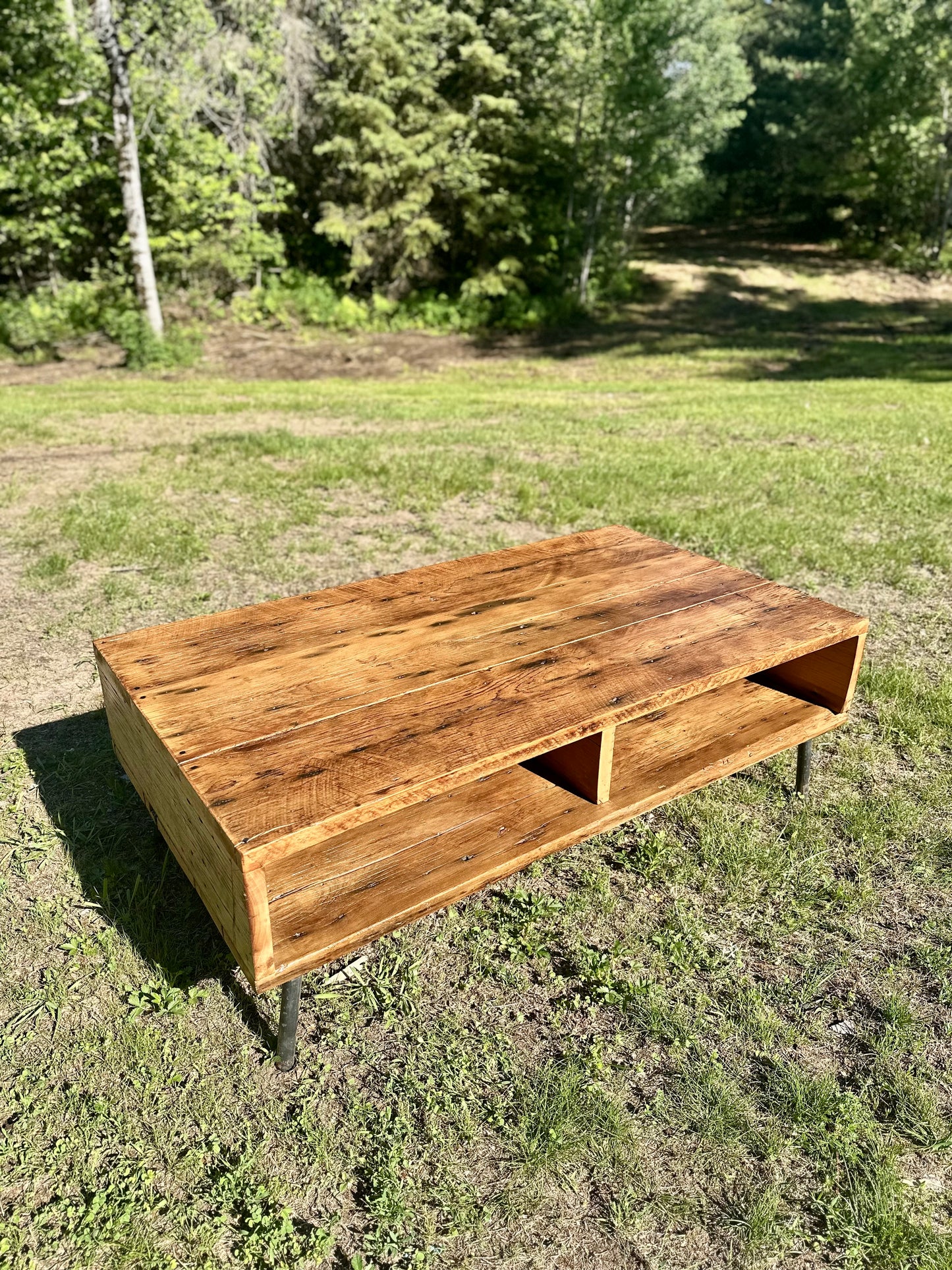 4' L Rustic Reclaimed MCM Style Table