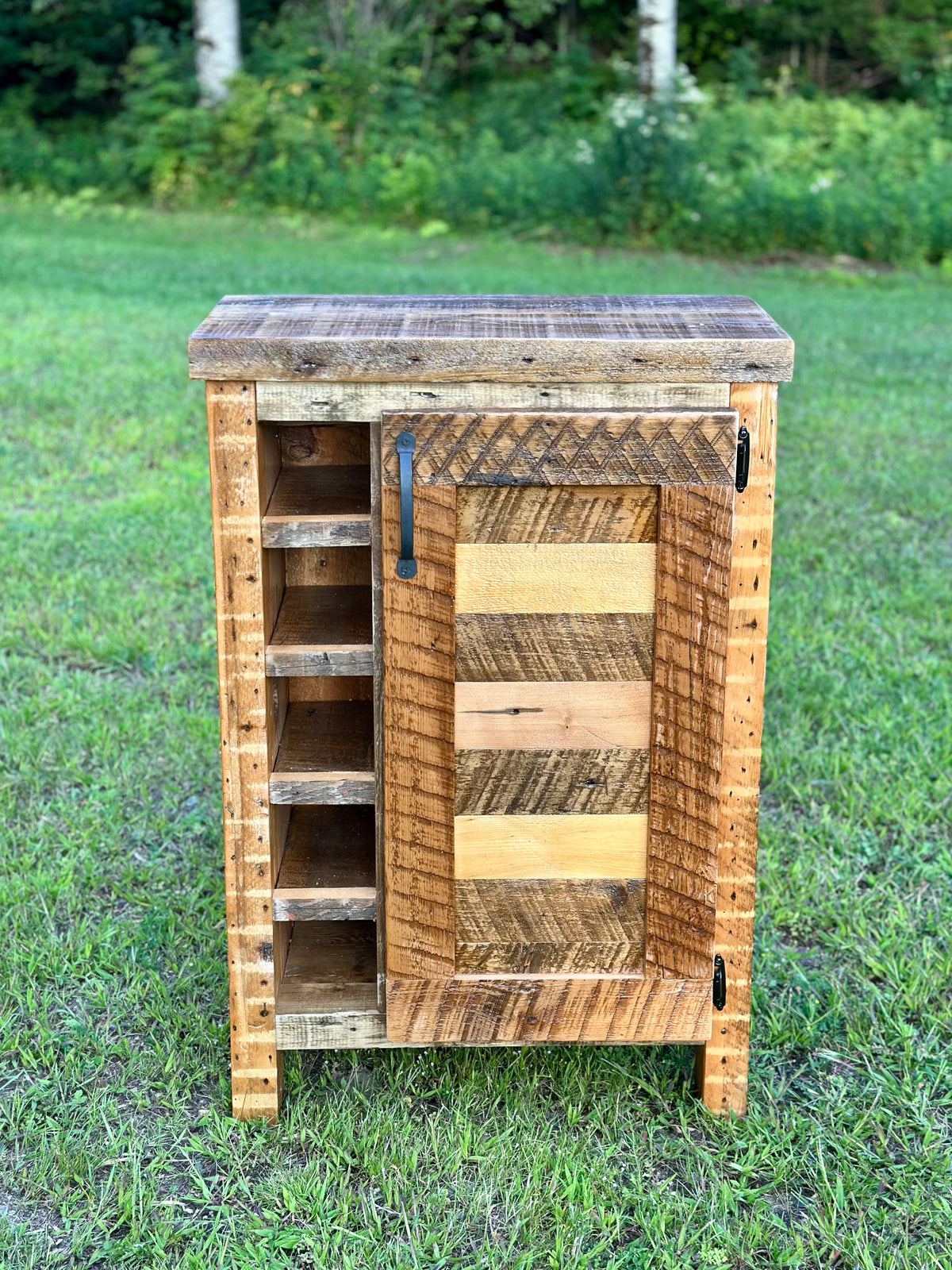 Rustic Reclaimed Wood Cabinet