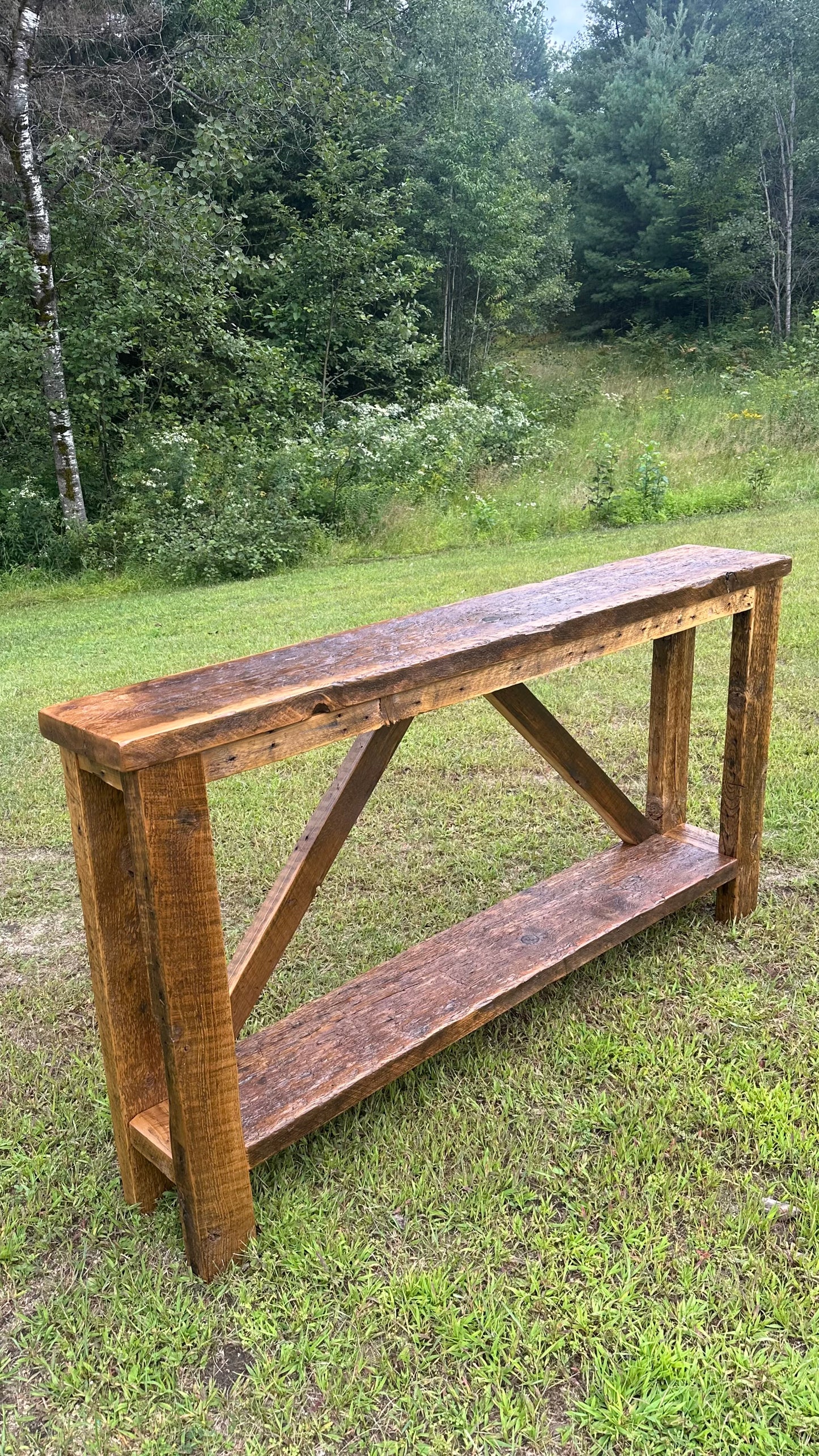 5 1/2’ Rustic Wood Farmhouse Style Table
