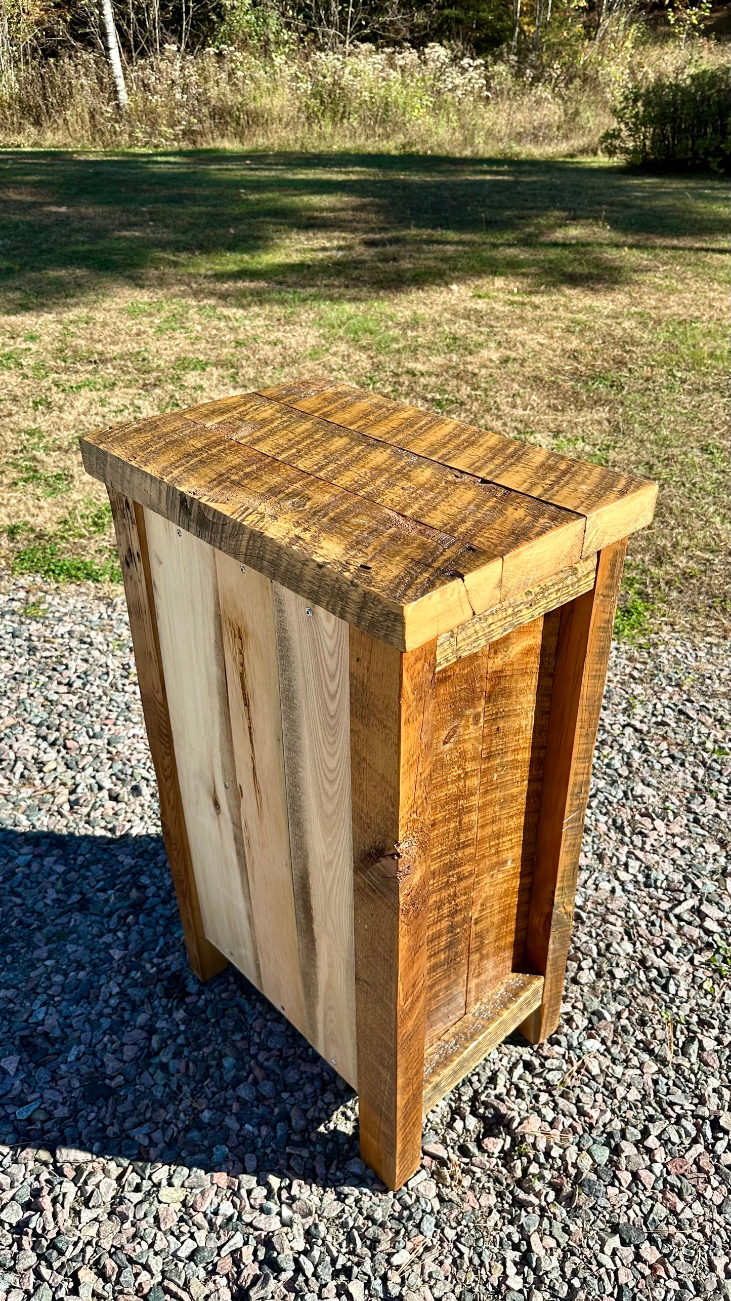 22” L Rustic Reclaimed Wood Cabinet