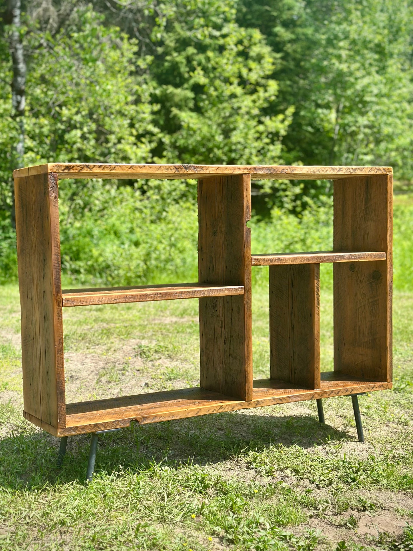 4’ L Rustic Wood Media / Console Table