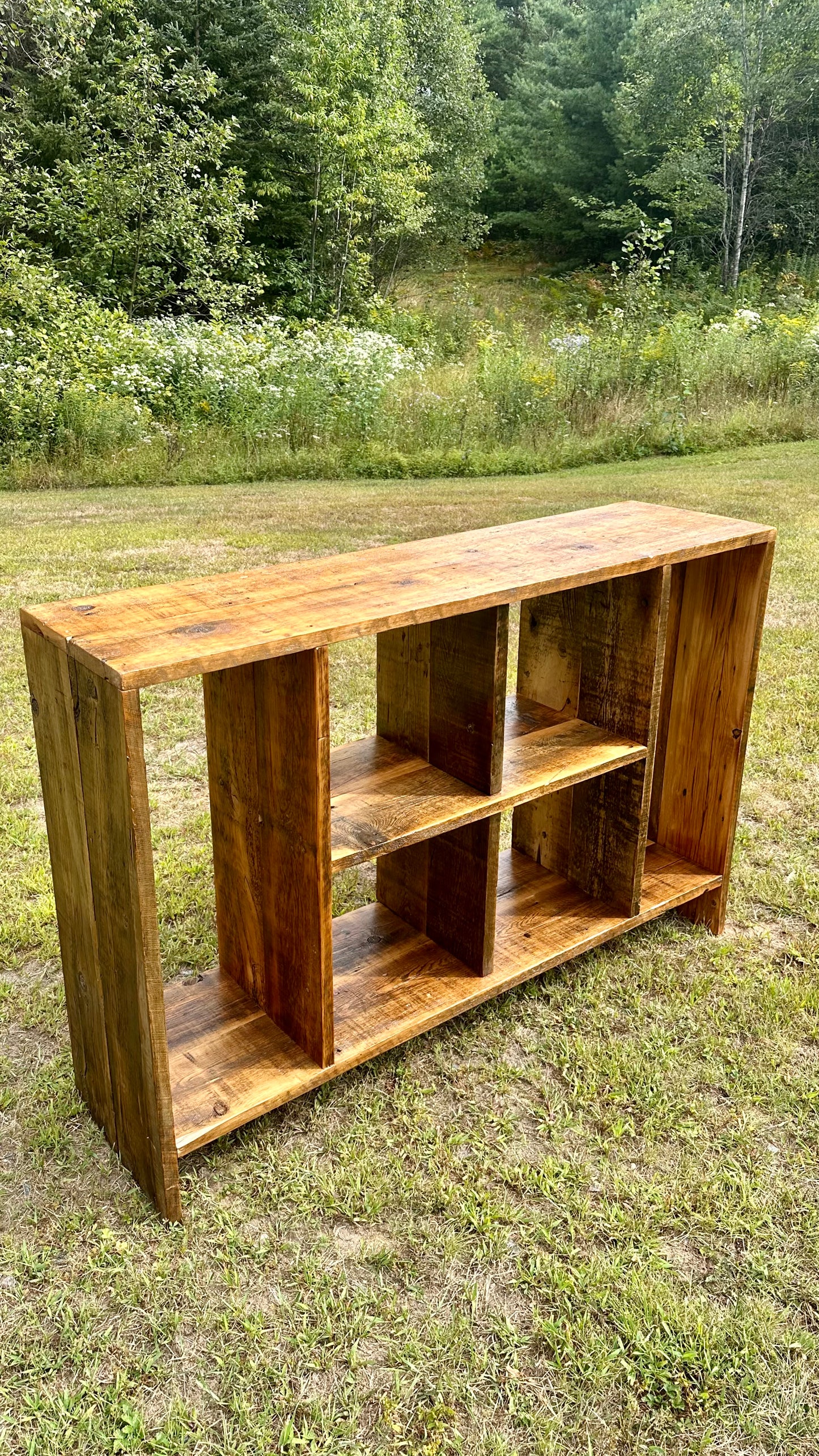 4.5’ L Rustic Reclaimed Wood Console / Hallway Table