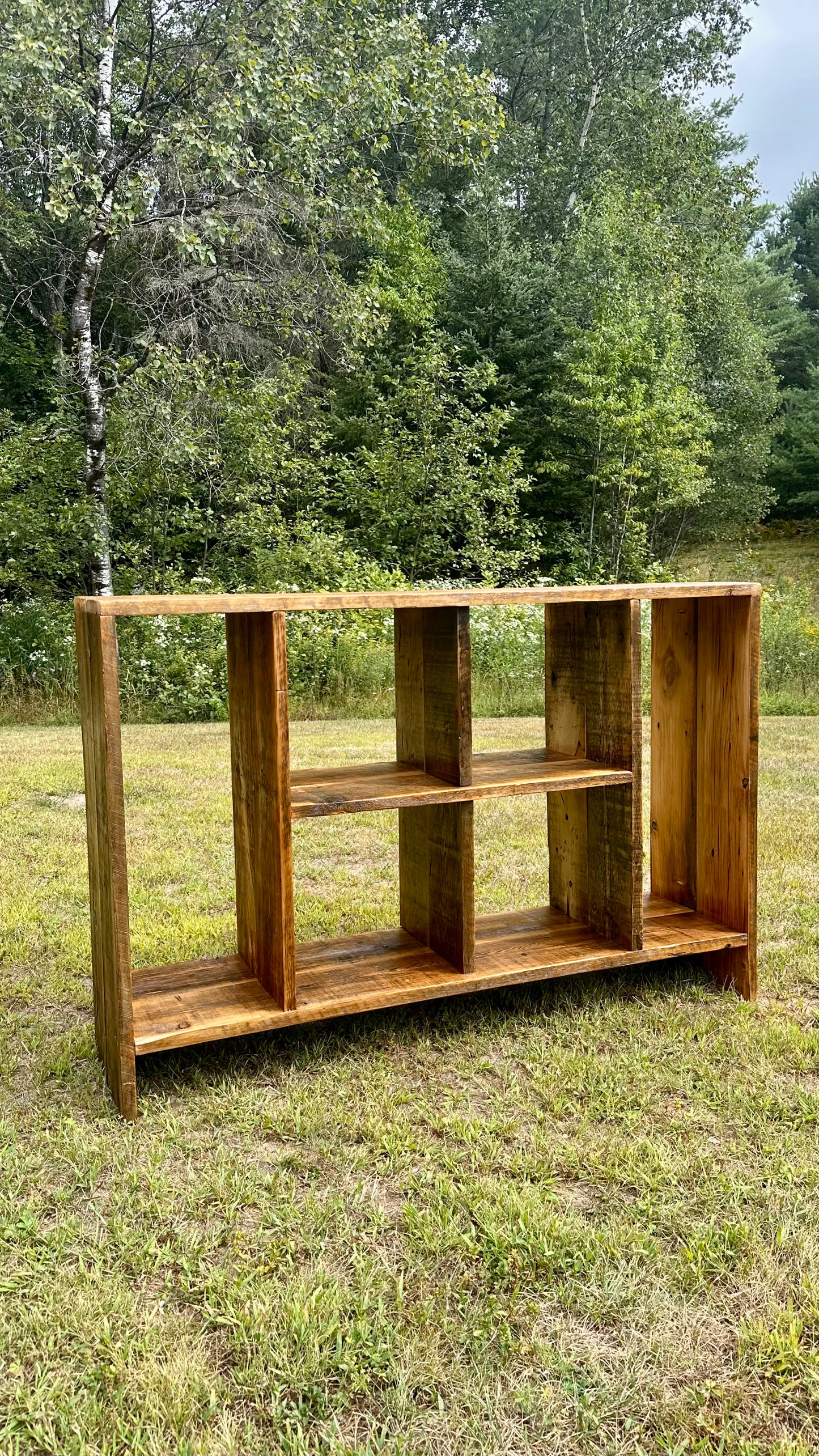 4.5’ L Rustic Reclaimed Wood Console / Hallway Table