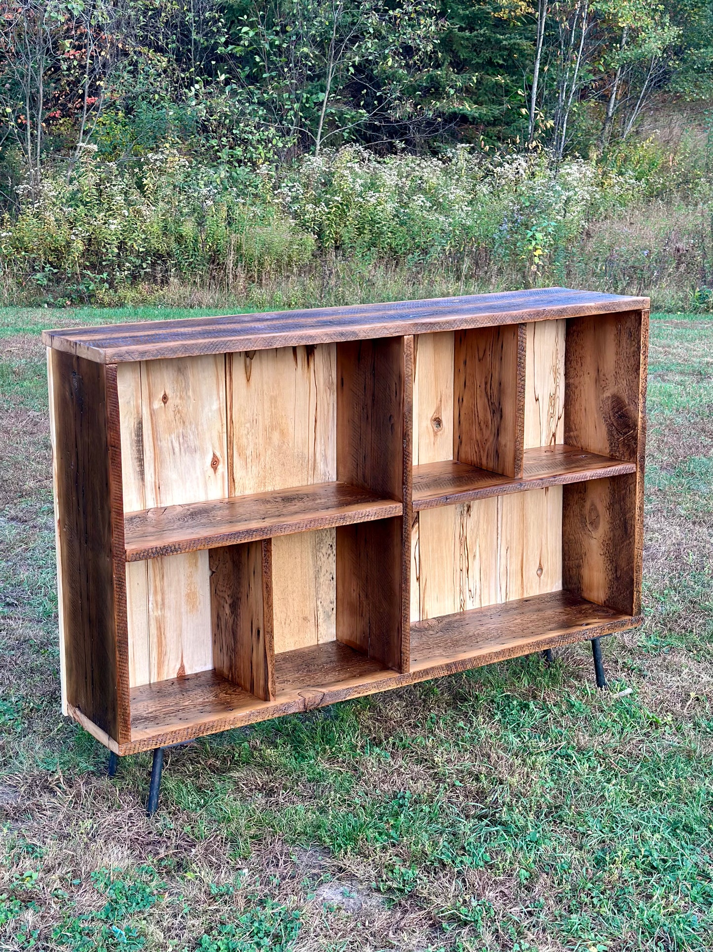 4 1/2’ L Rustic Reclaimed Wood Console / Sofa Table