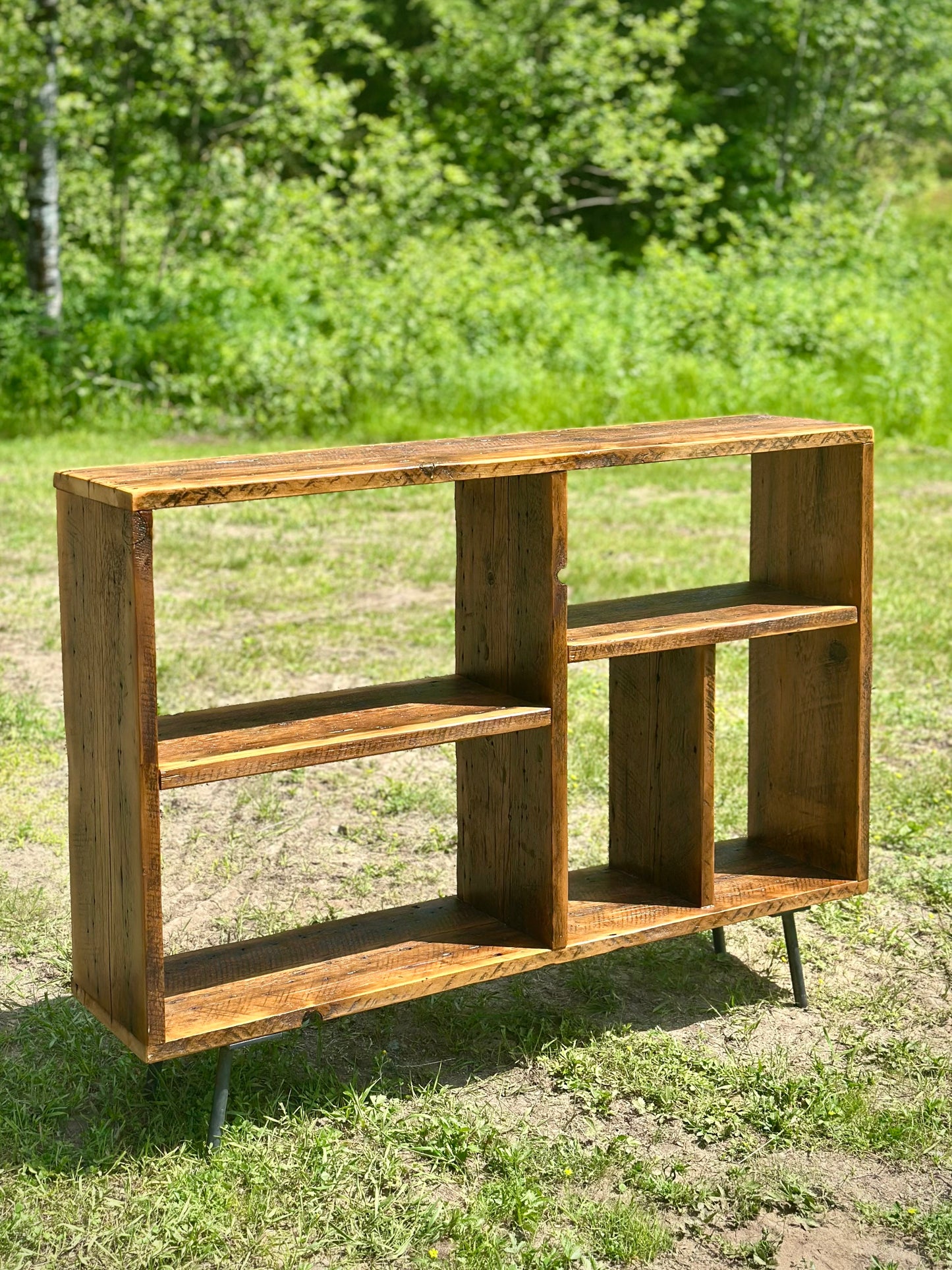4’ L Rustic Wood Media / Console Table