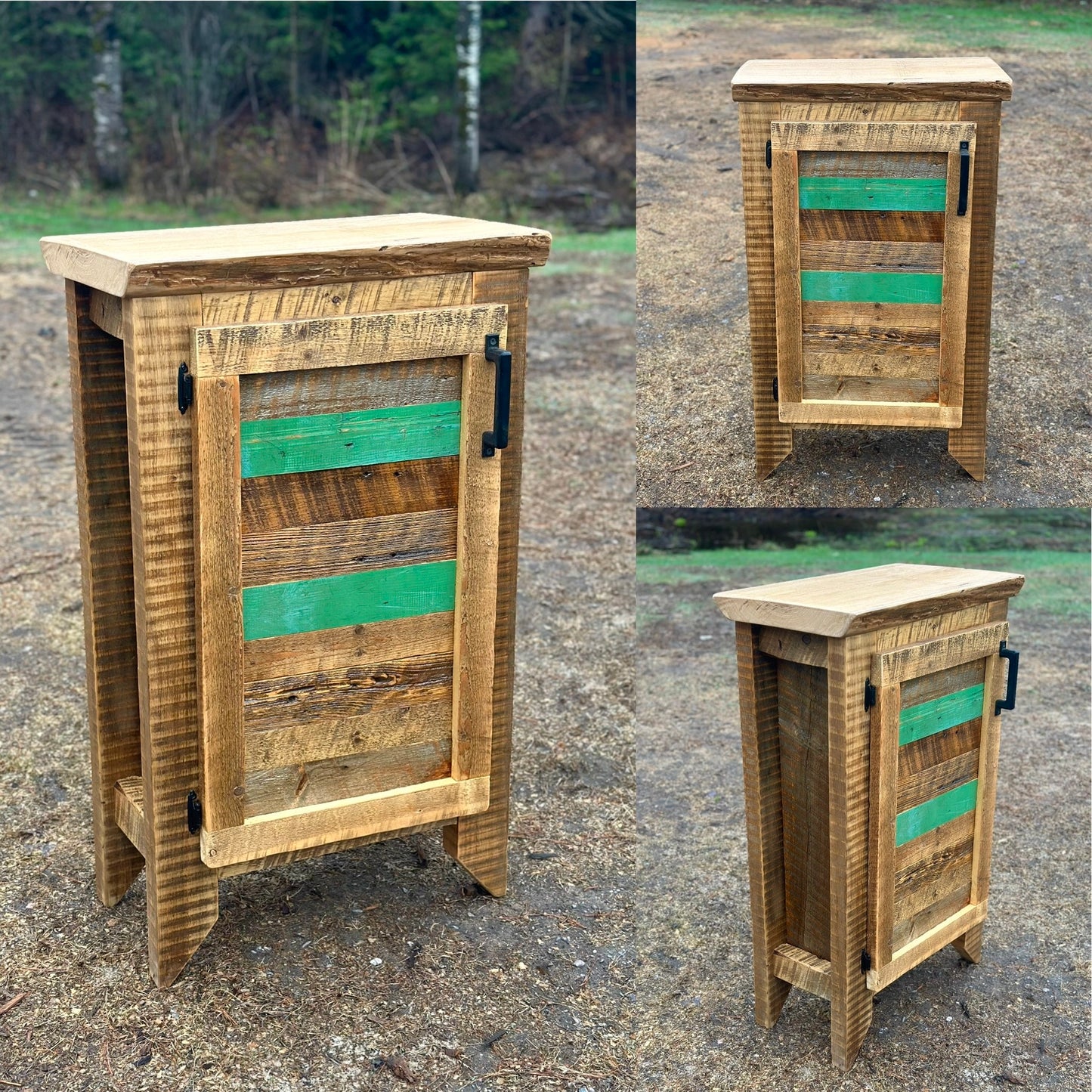 2' L Rustic Reclaimed Wood Cabinet
