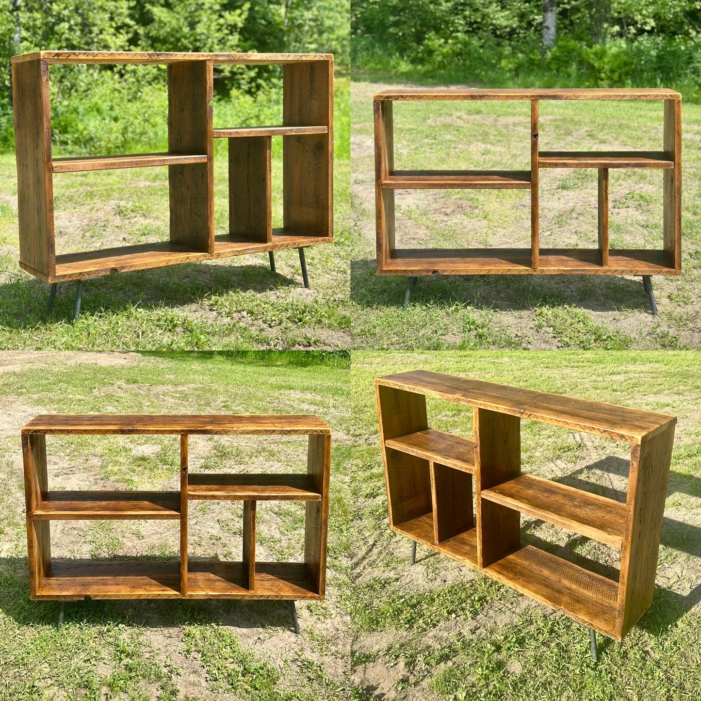 4’ L Rustic Wood Media / Console Table