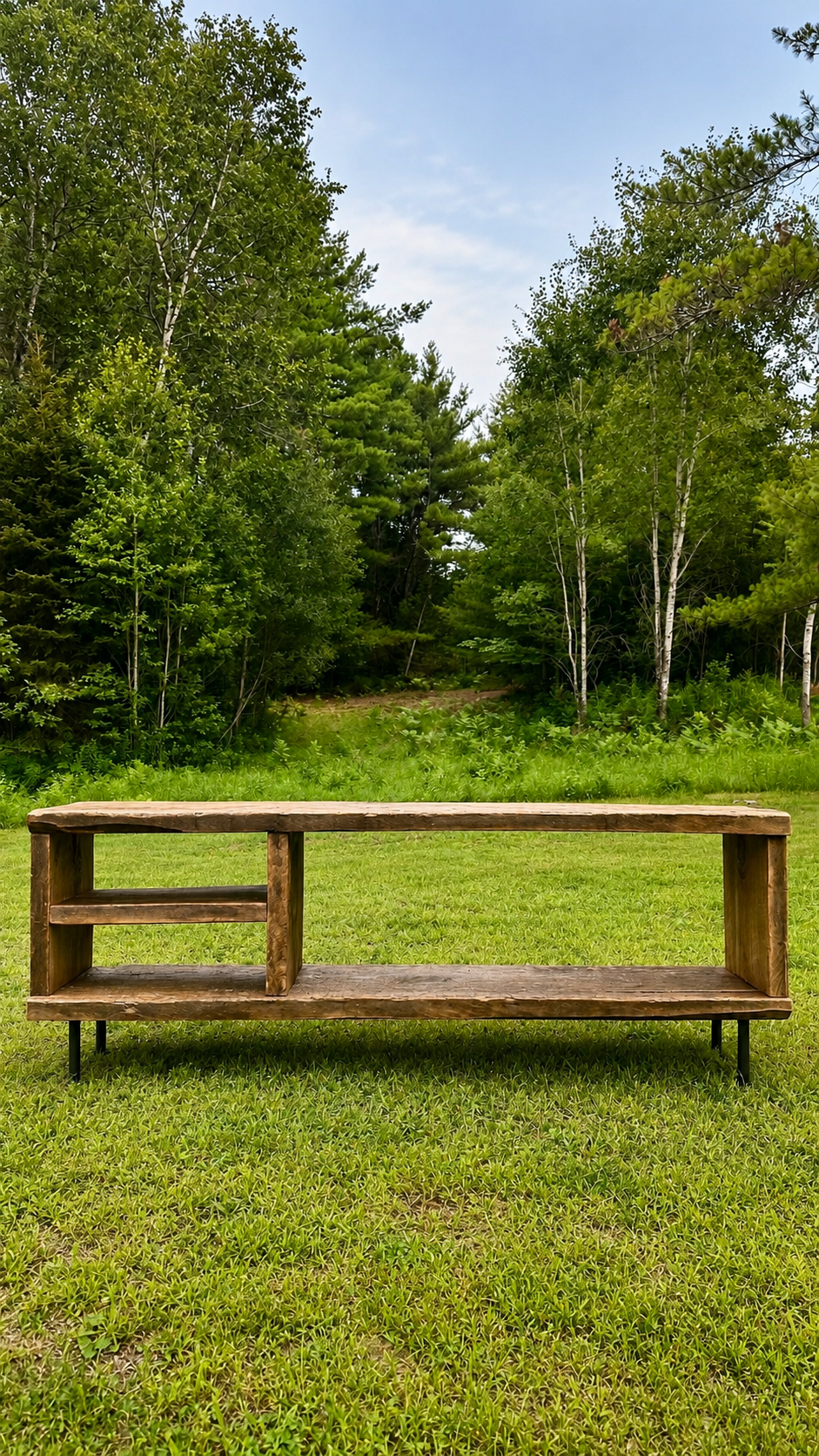 4 Piece Rustic Living Room Set