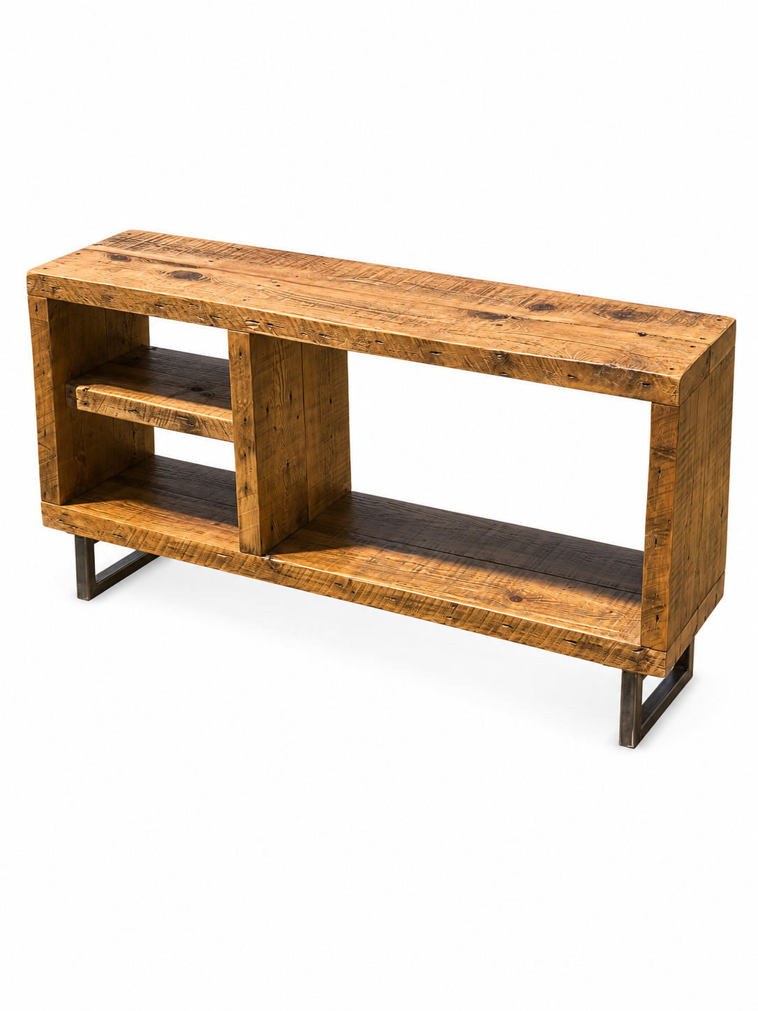 4' L Rustic Wood Media / Console Table