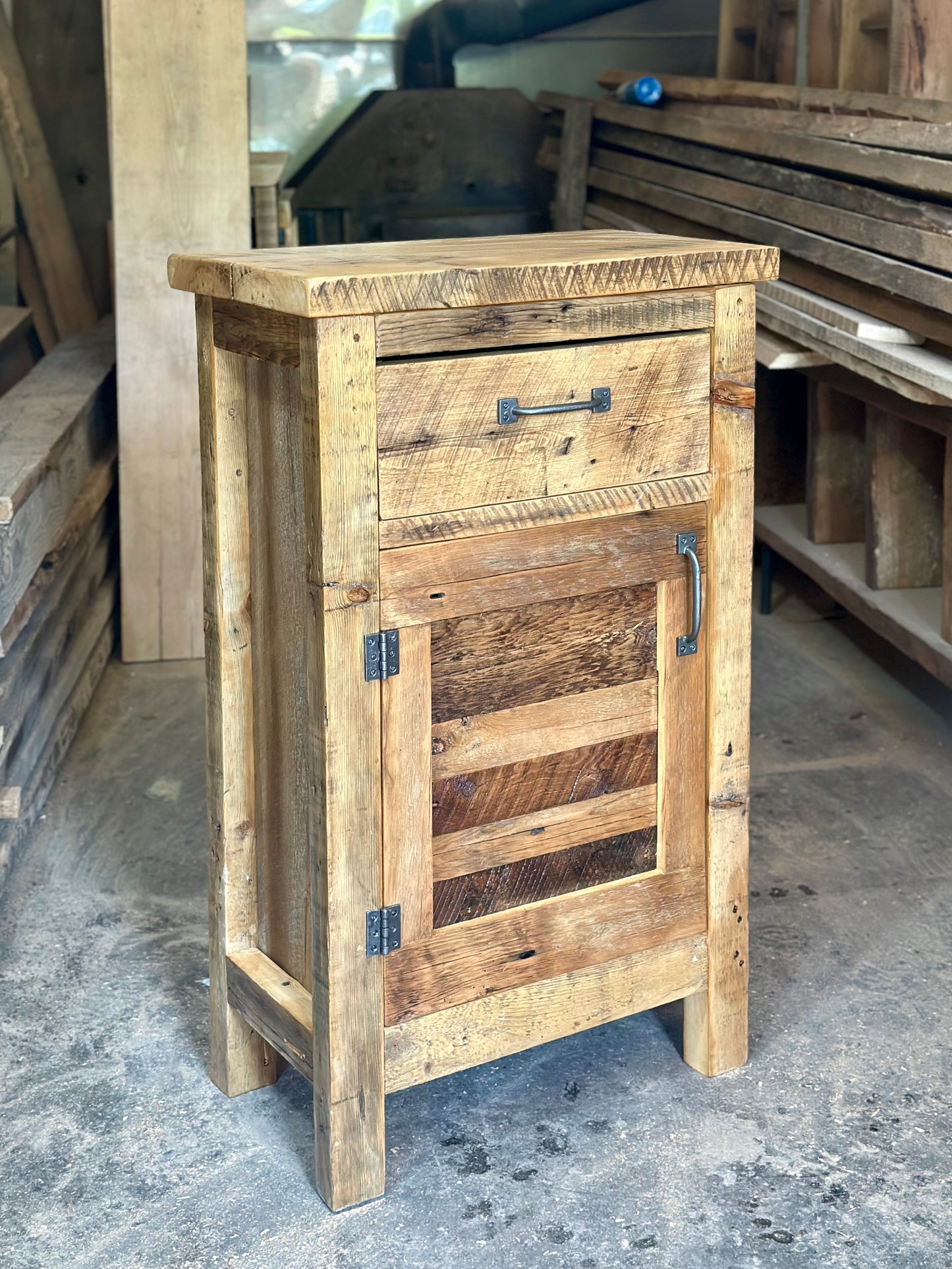 2' L Rustic Reclaimed Wood Cabinet