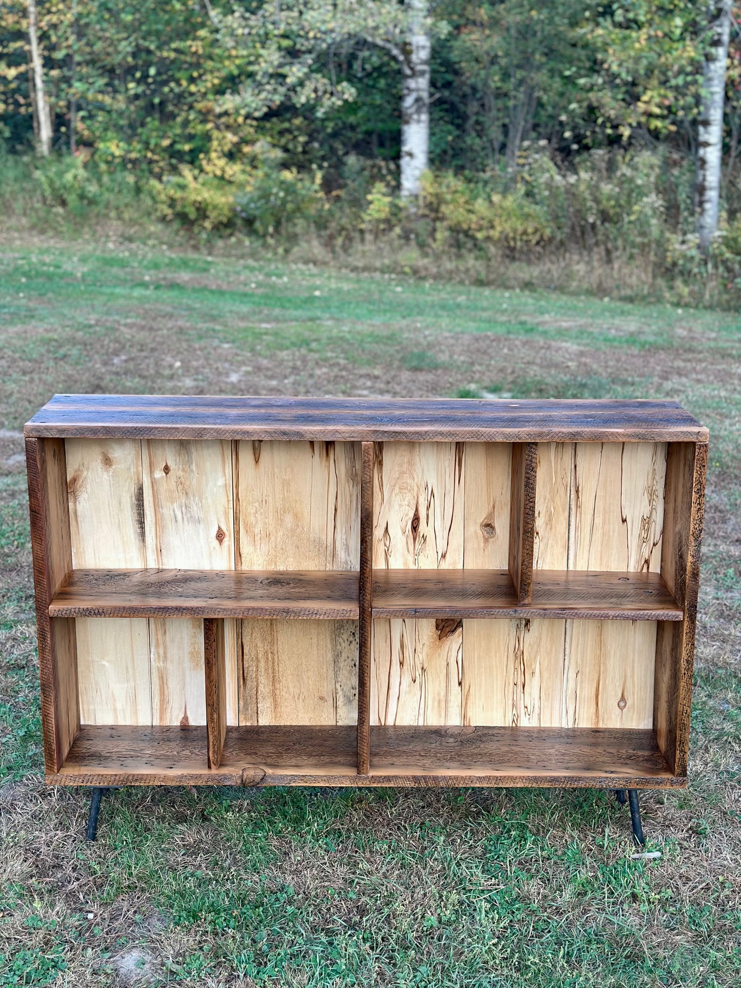 4 1/2’ L Rustic Reclaimed Wood Console / Sofa Table