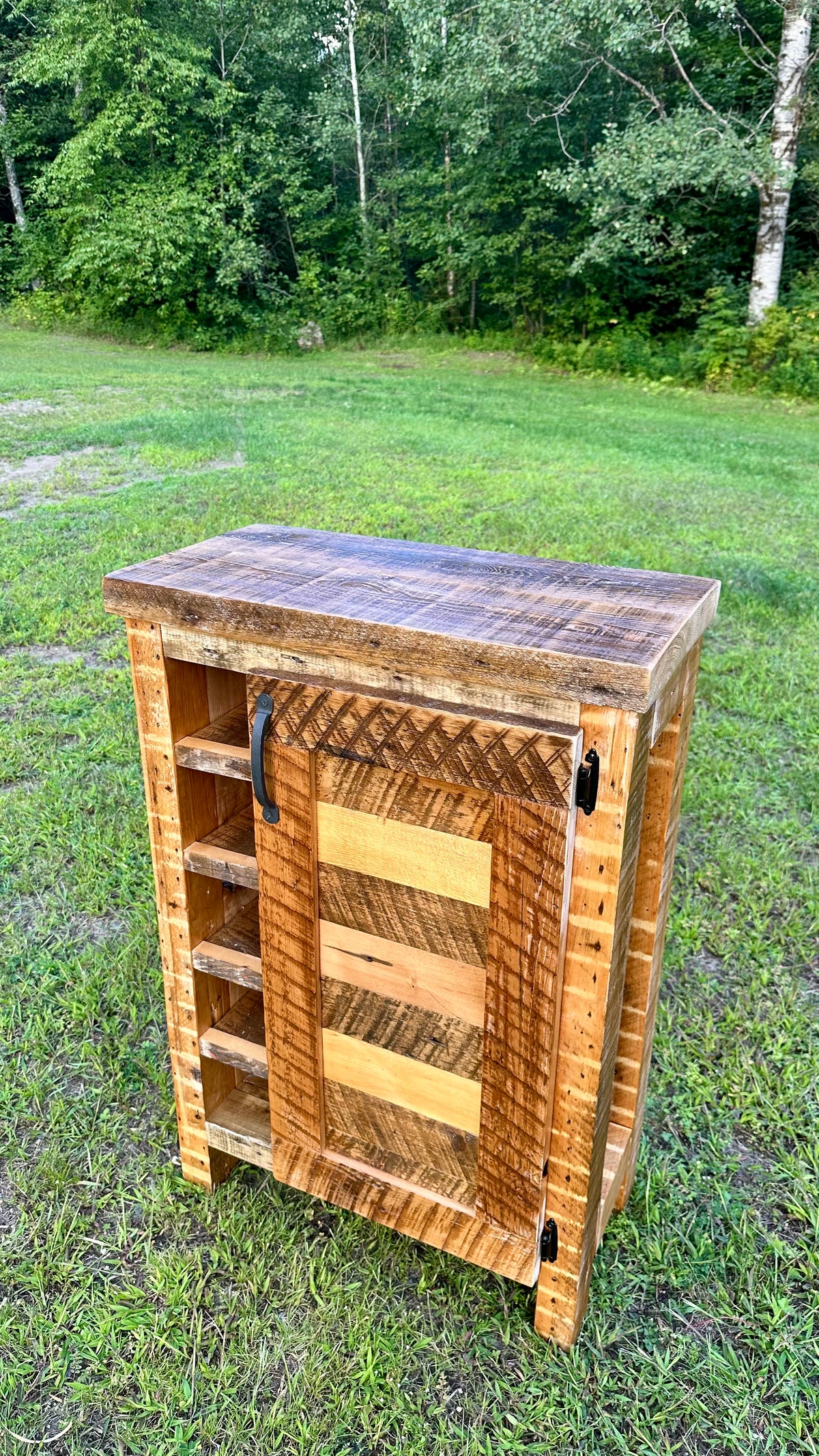 Rustic Reclaimed Wood Cabinet