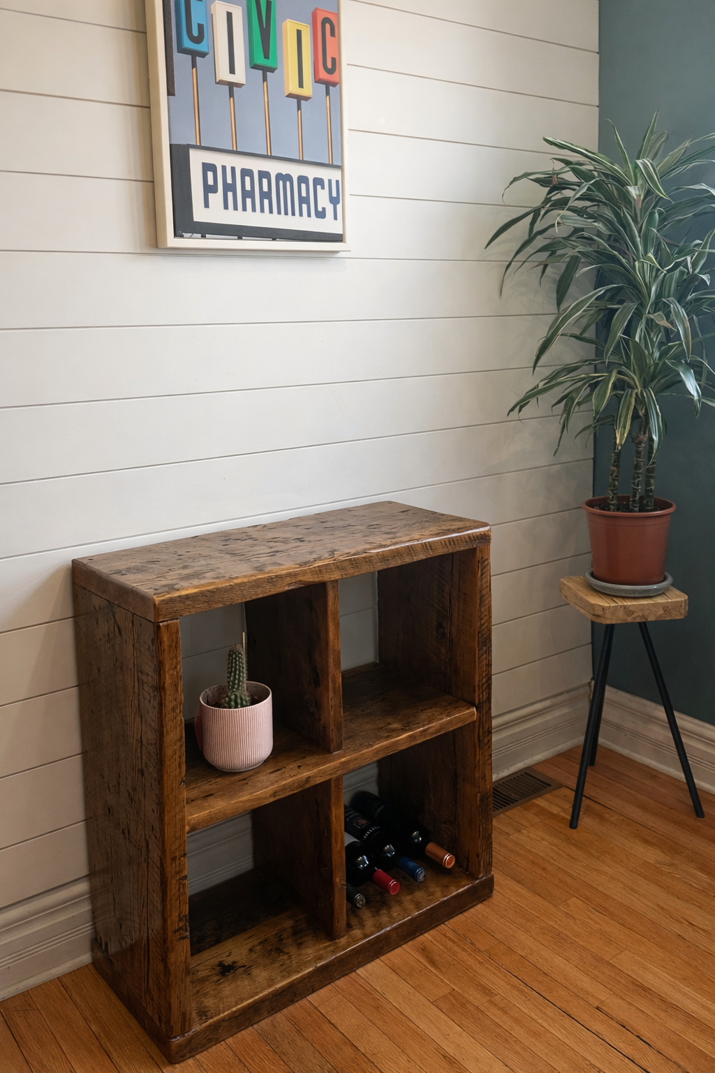 30” L Rustic Reclaimed Wood Table