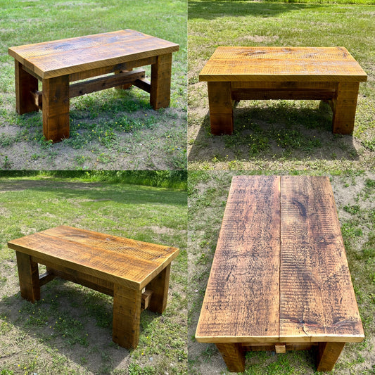 4’ L Rustic Reclaimed Wood Coffee Table